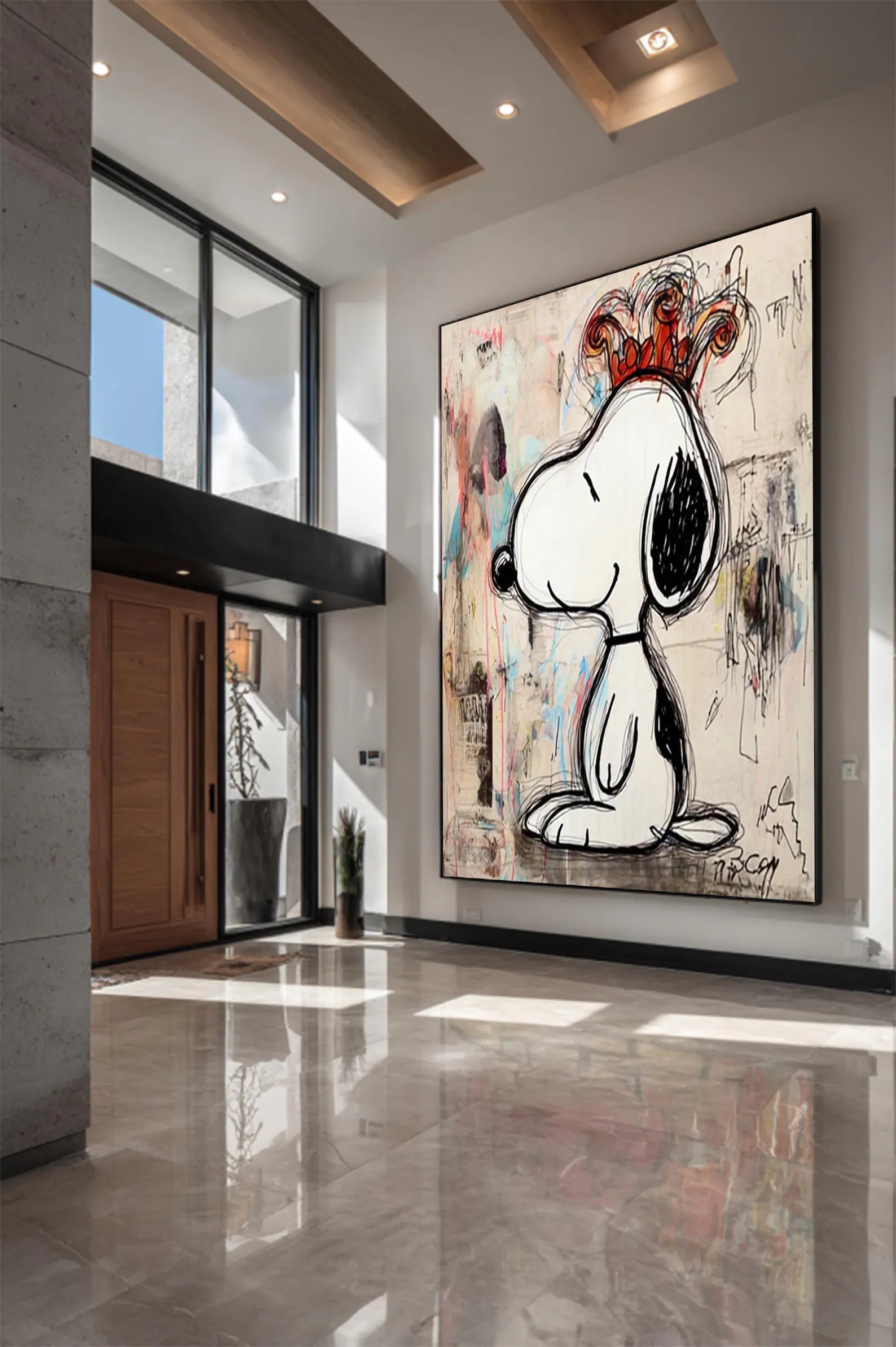 Textured Snoopy Regality | Crown Emblem