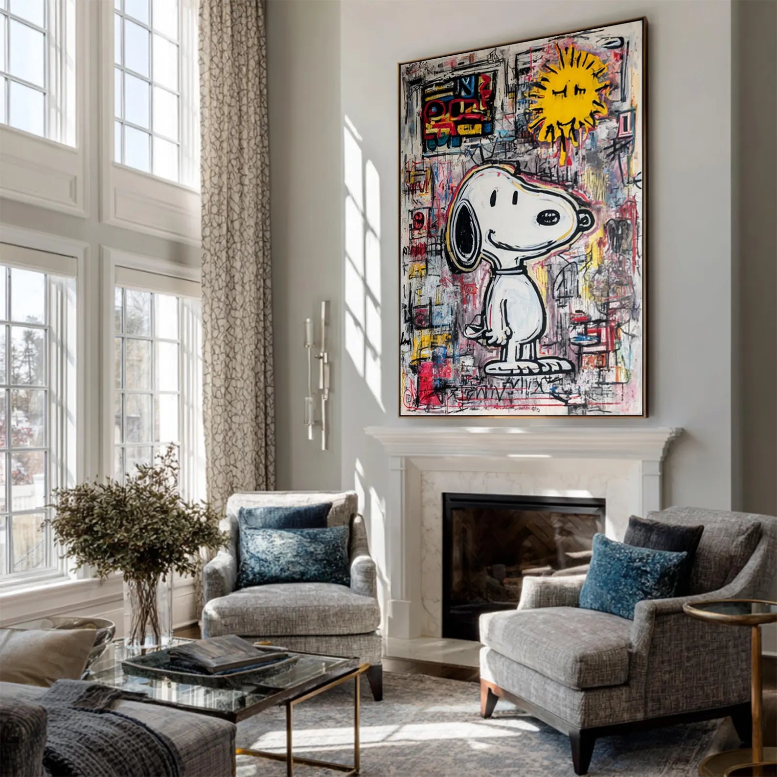 Textured Graffiti Flair | Snoopy Pop