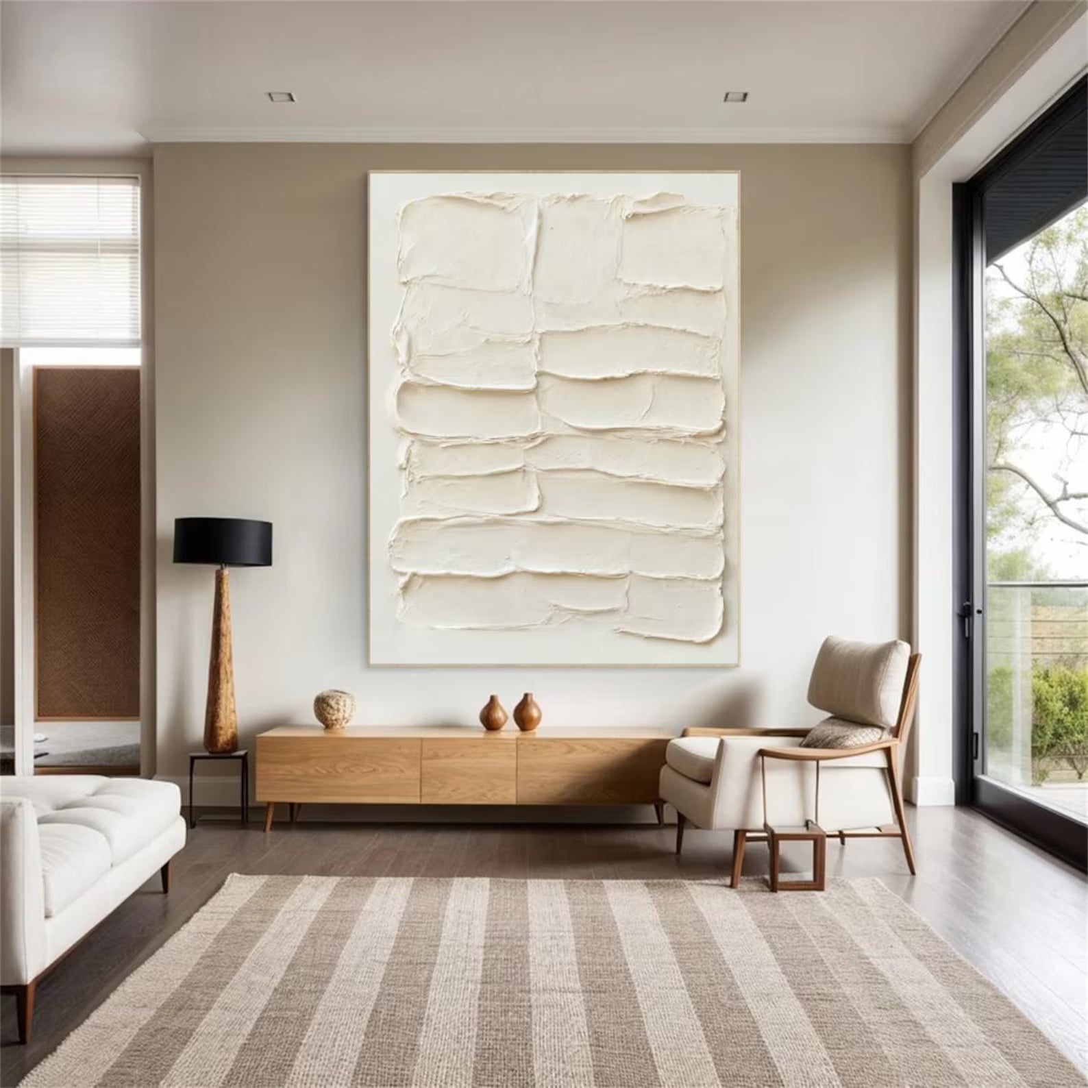 Textured Minimalist Elegance | Cream Layers