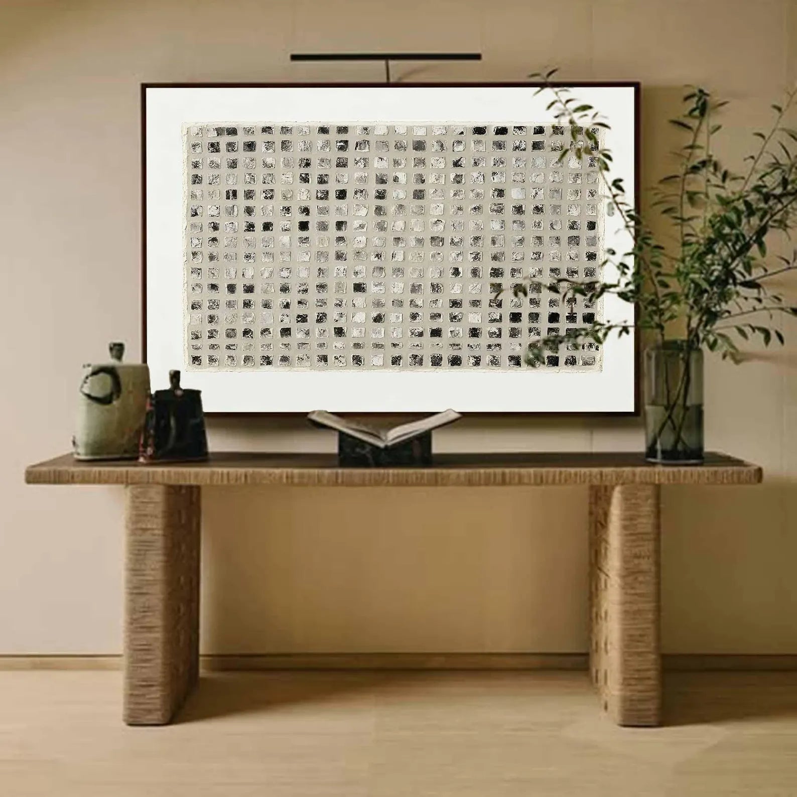 Textured Tessellated Opulence | Grisaille Quadrate