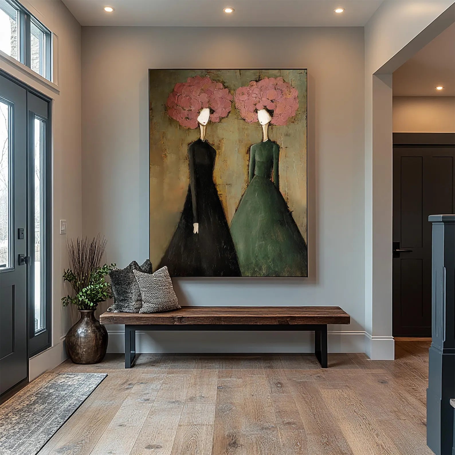 Textured Floral Femininity | Pink Bloom