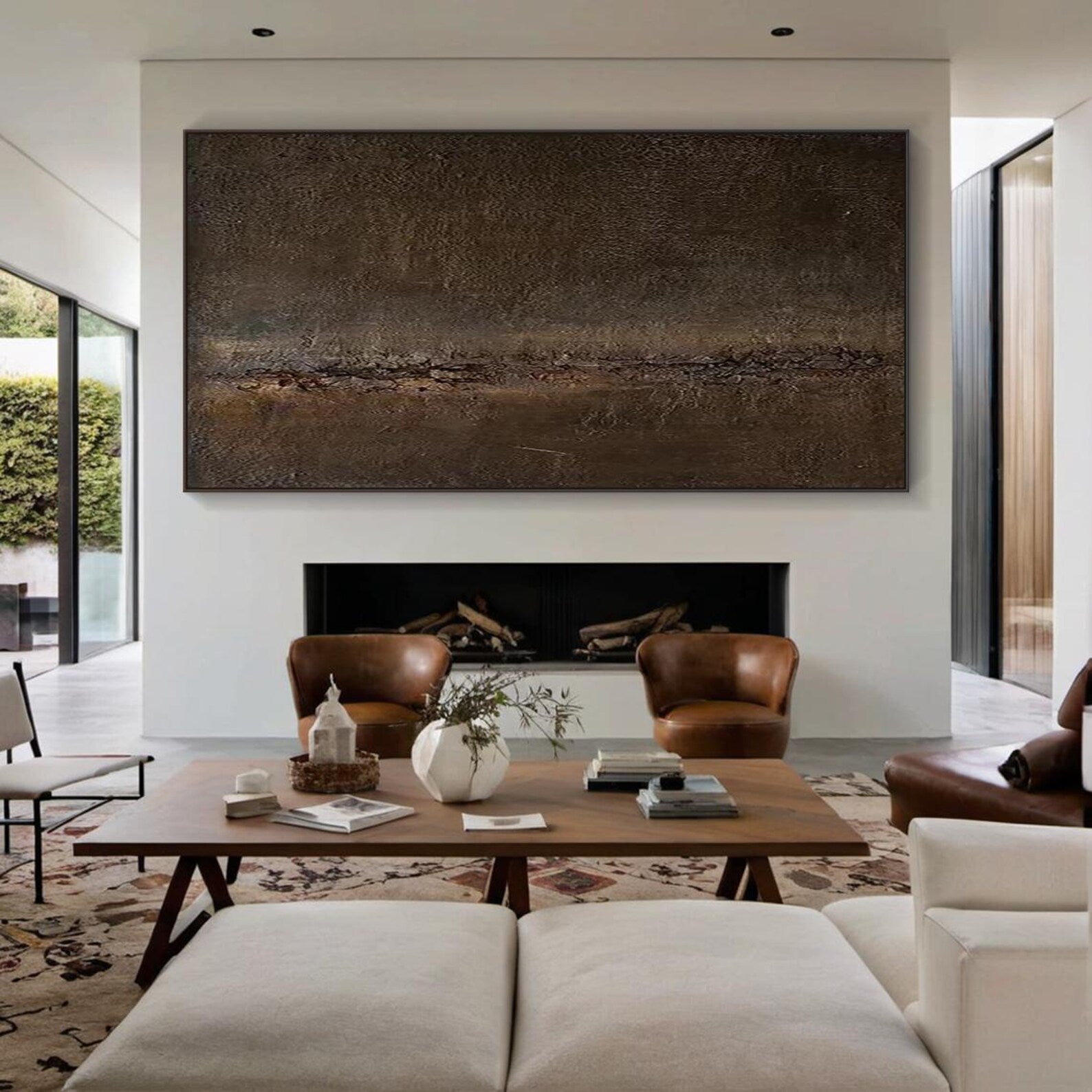 Textured Earthy Depth | Brown Rhythm