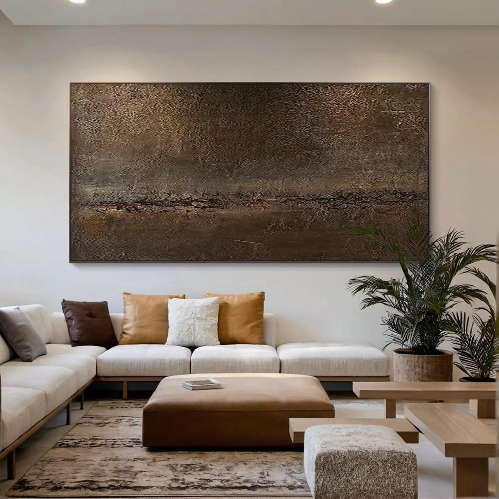 Textured Earthy Depth | Brown Rhythm