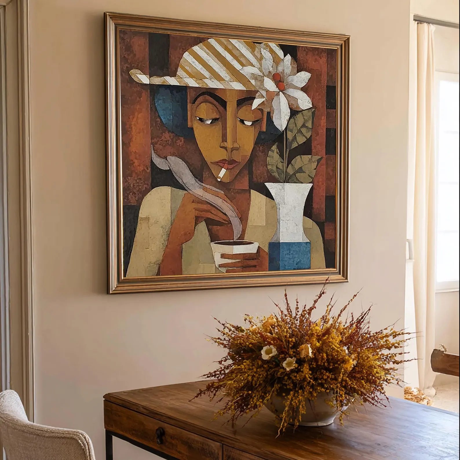 Stylized Figure Eclecticism | Floral Accent