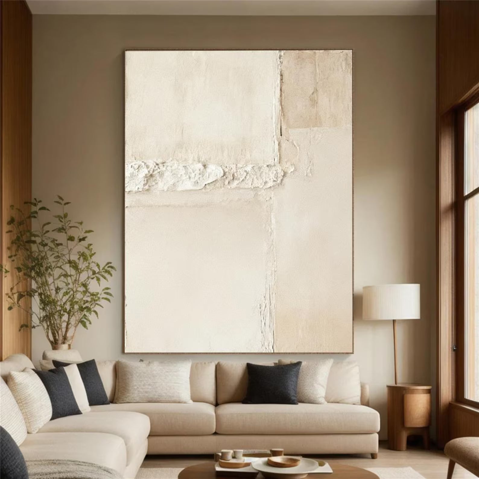 Textured Neutral Tranquility | Beige Tone