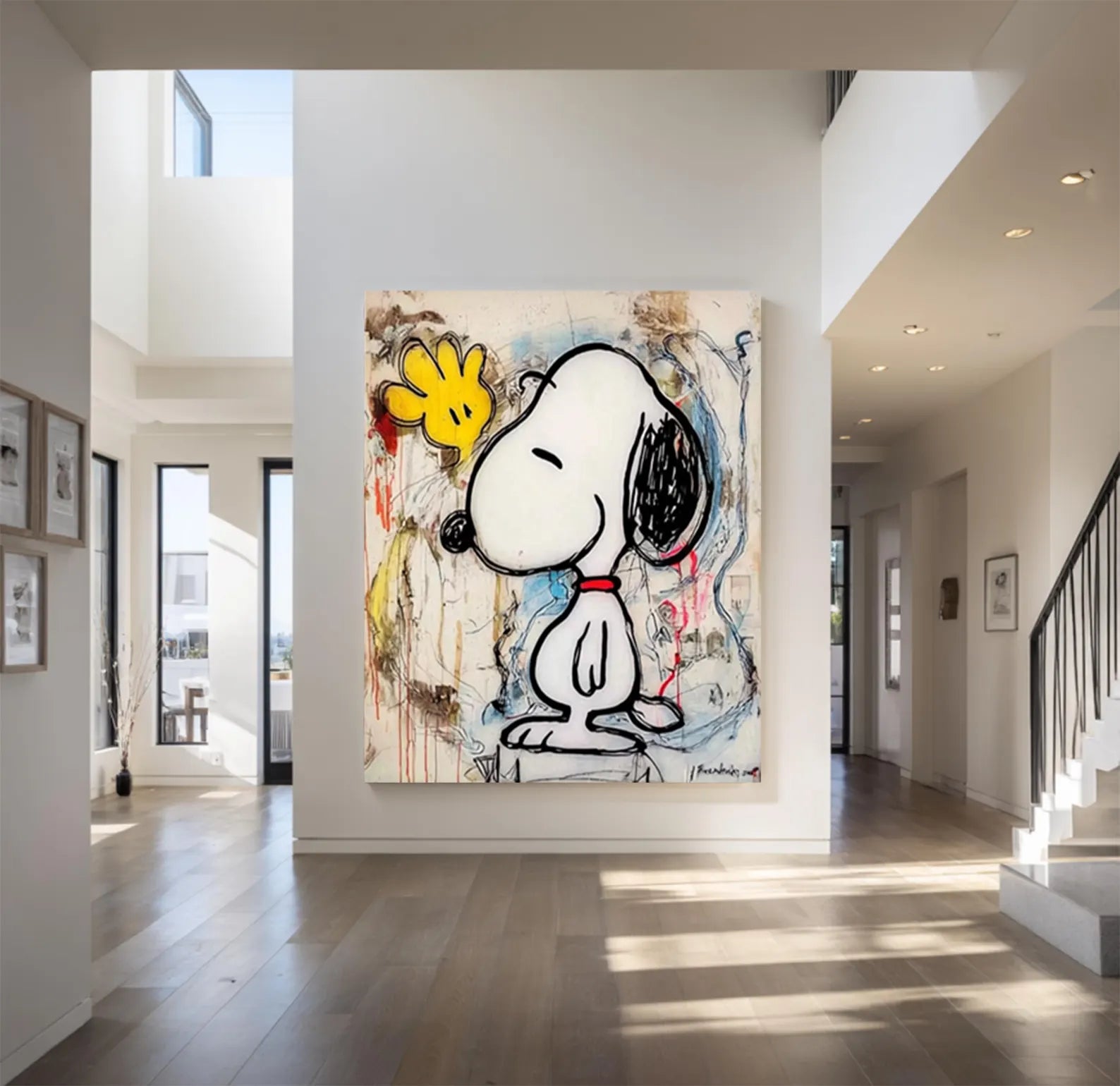 Textured Graffiti Duo | Snoopy Buddy