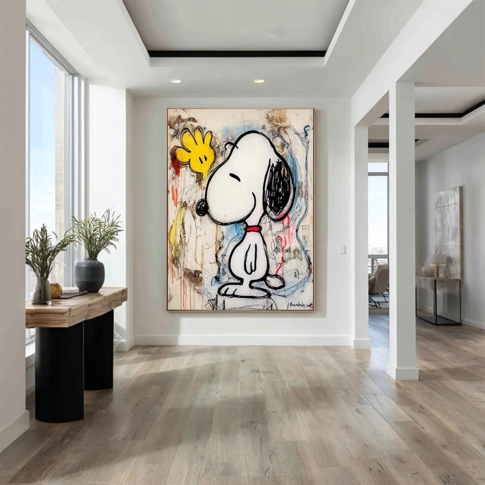 Textured Graffiti Duo | Snoopy Buddy