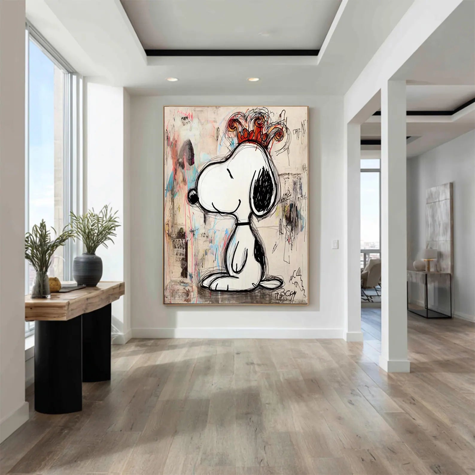 Textured Snoopy Regality | Crown Emblem