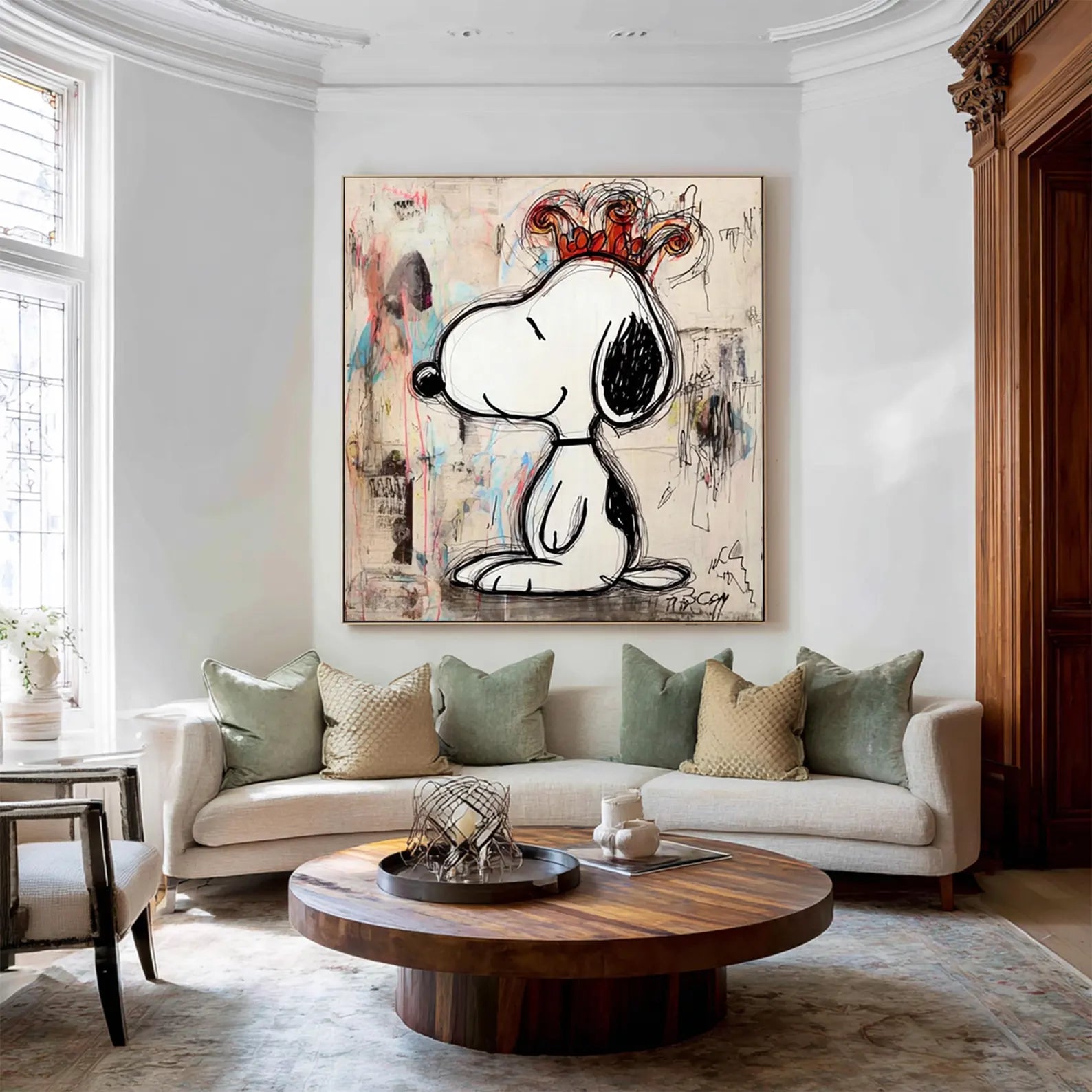 Textured Snoopy Regality | Crown Emblem