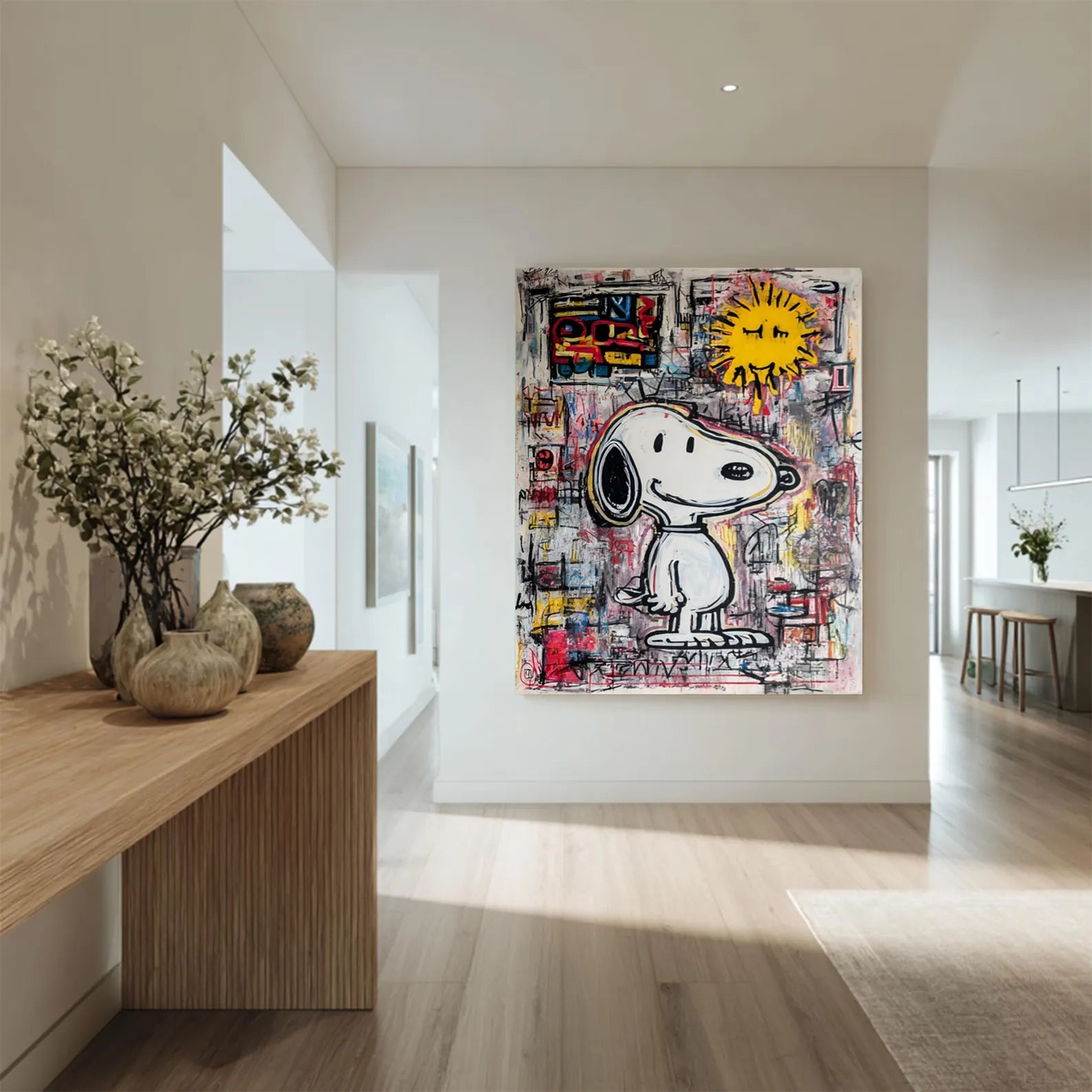 Textured Graffiti Flair | Snoopy Pop