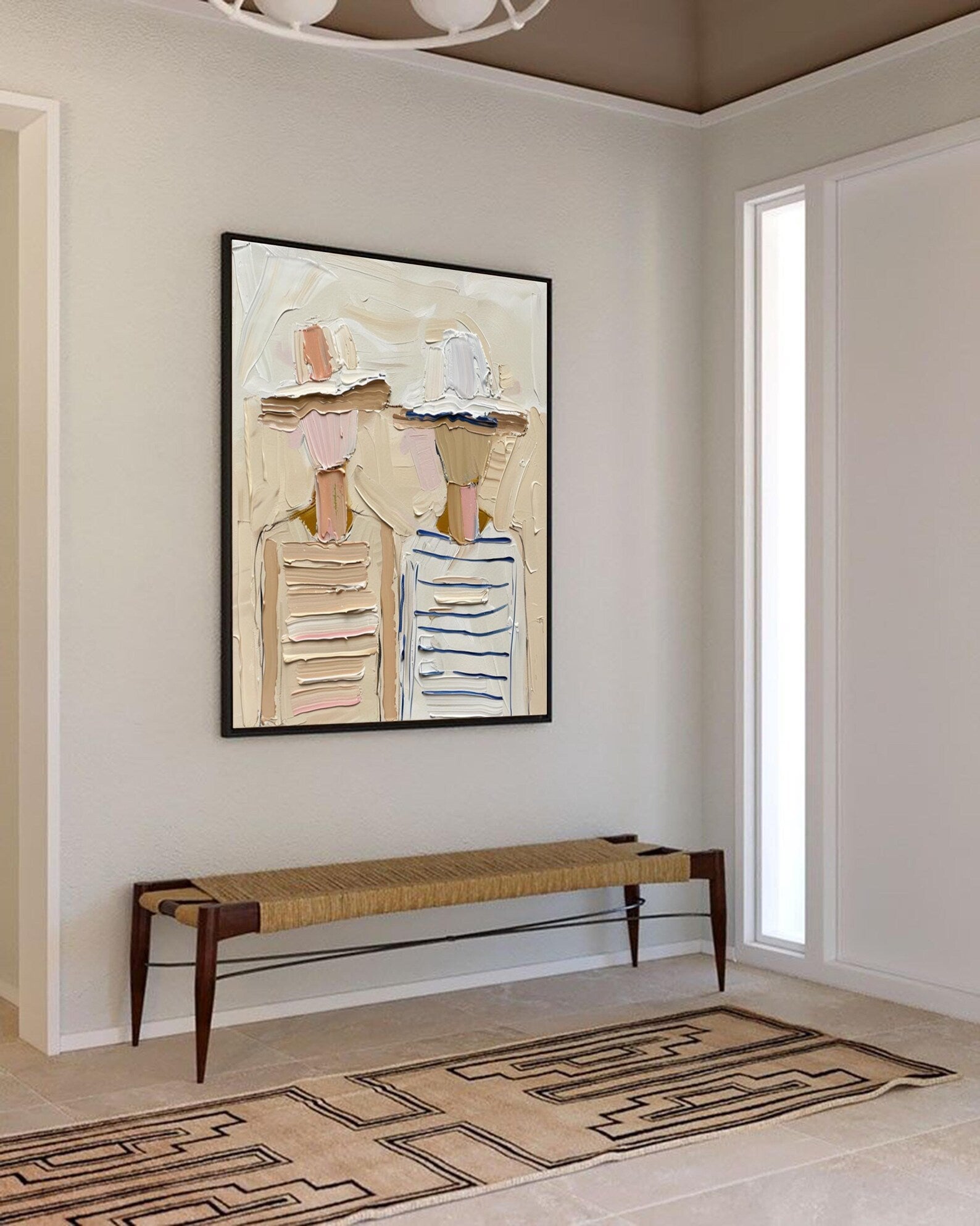 Textured Coastal Companions | Striped Silhouettes