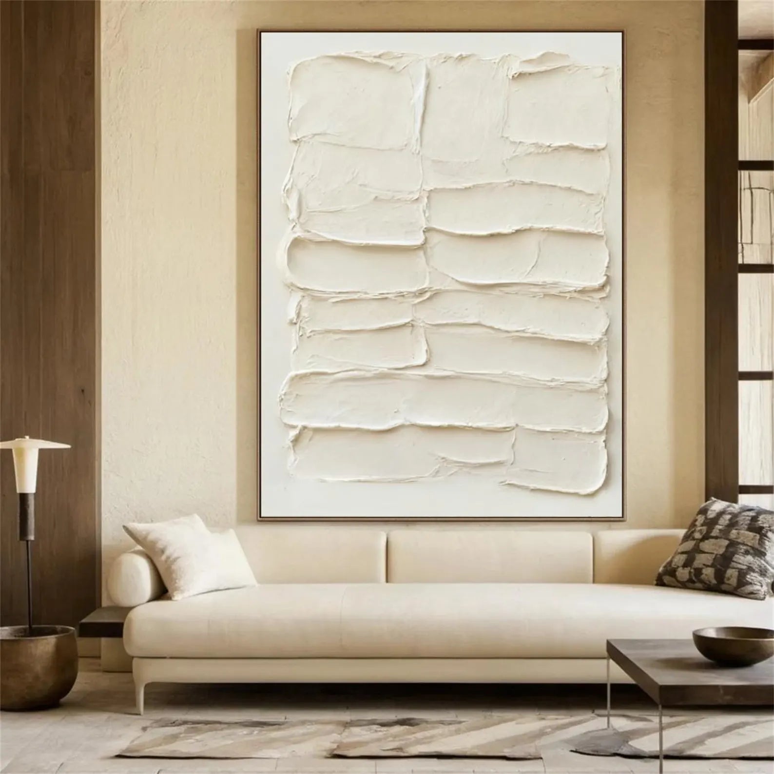 Textured Minimalist Elegance | Cream Layers