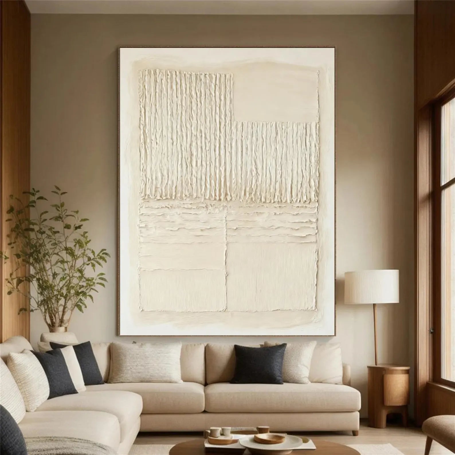 Textured Neutral Serenity | Beige Textures