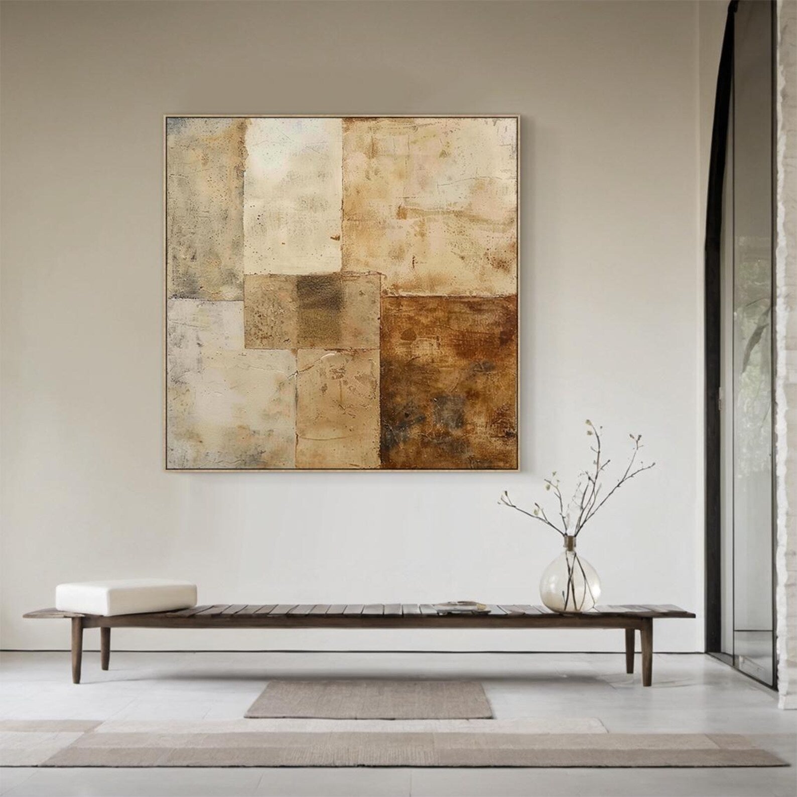 Textured Geometric Neutrality | Earthy Tones