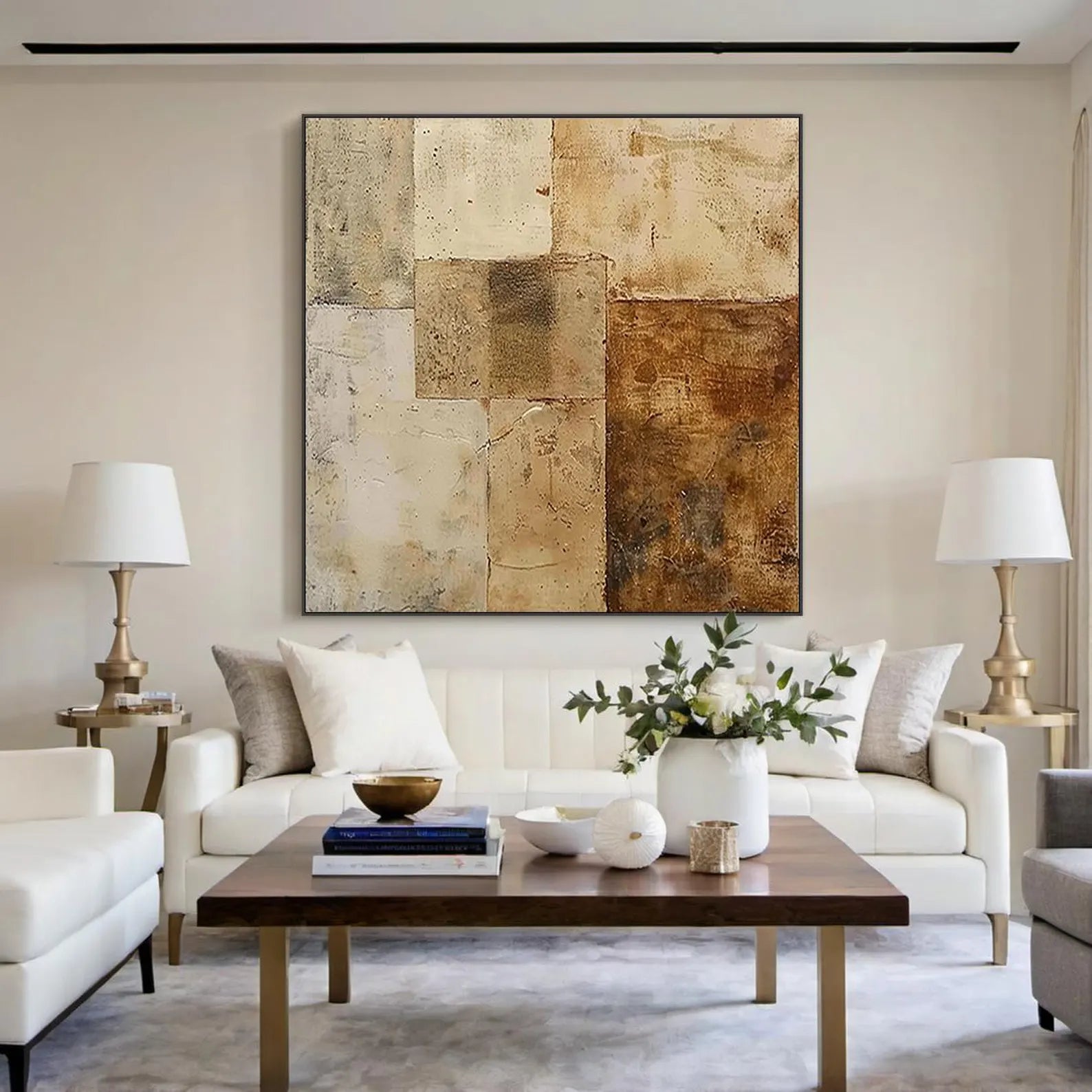Textured Geometric Neutrality | Earthy Tones