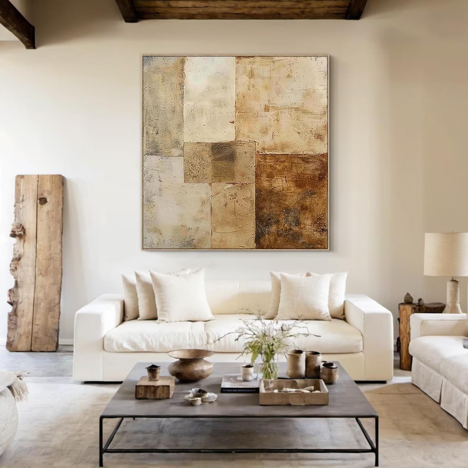 Textured Geometric Neutrality | Earthy Tones