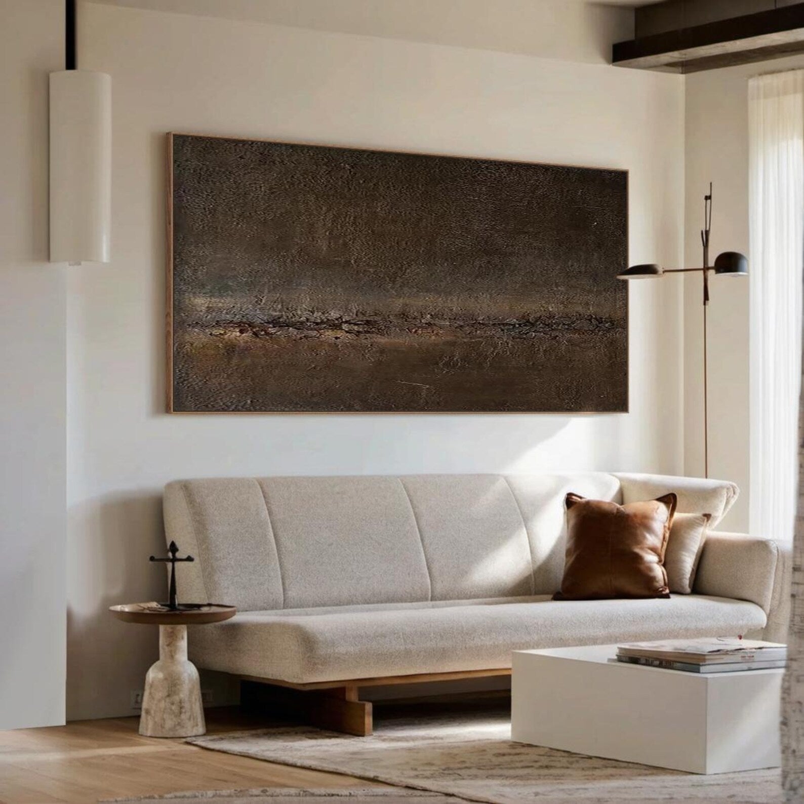 Textured Earthy Depth | Brown Rhythm