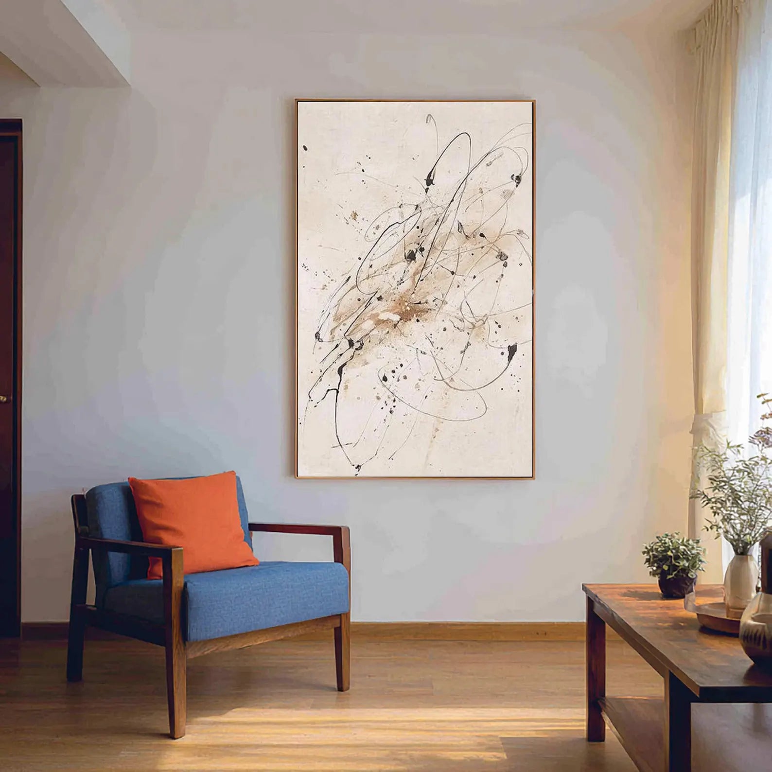 Abstract Ink Splash Art | Subtle Sophistication