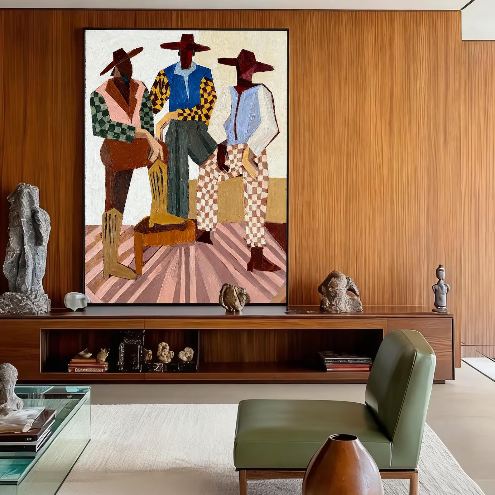 Textured Western Opulence | Cowboy Trio