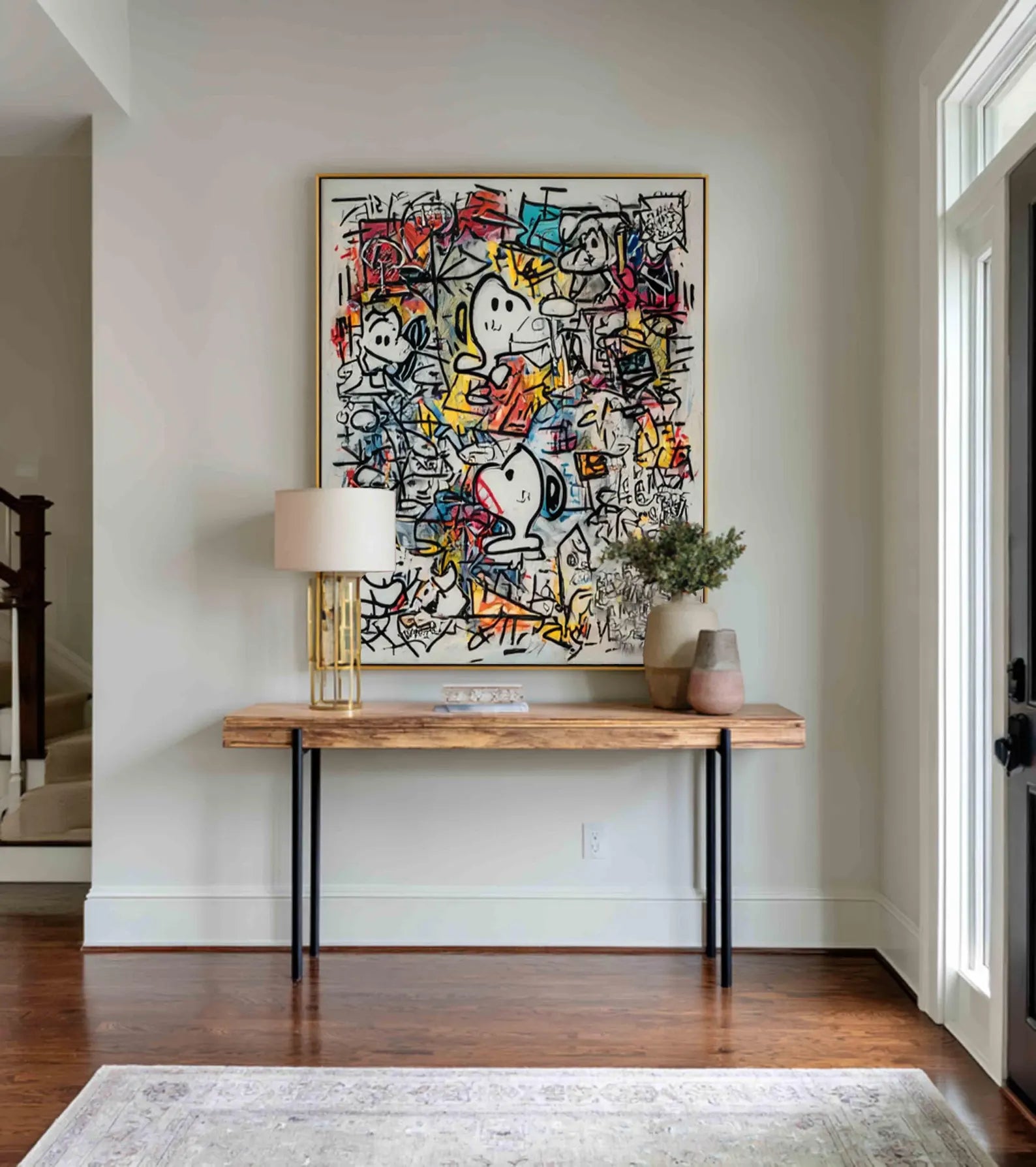 Dynamic Graffiti Whimsy | Cartoon Figures