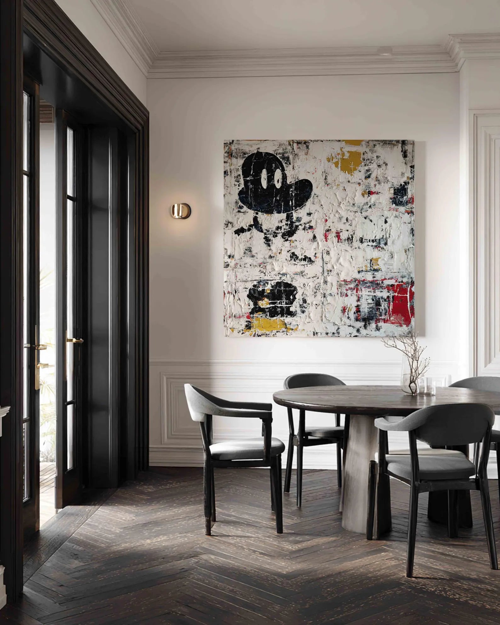 Textured Mickey Whimsy | Distressed Silhouettes