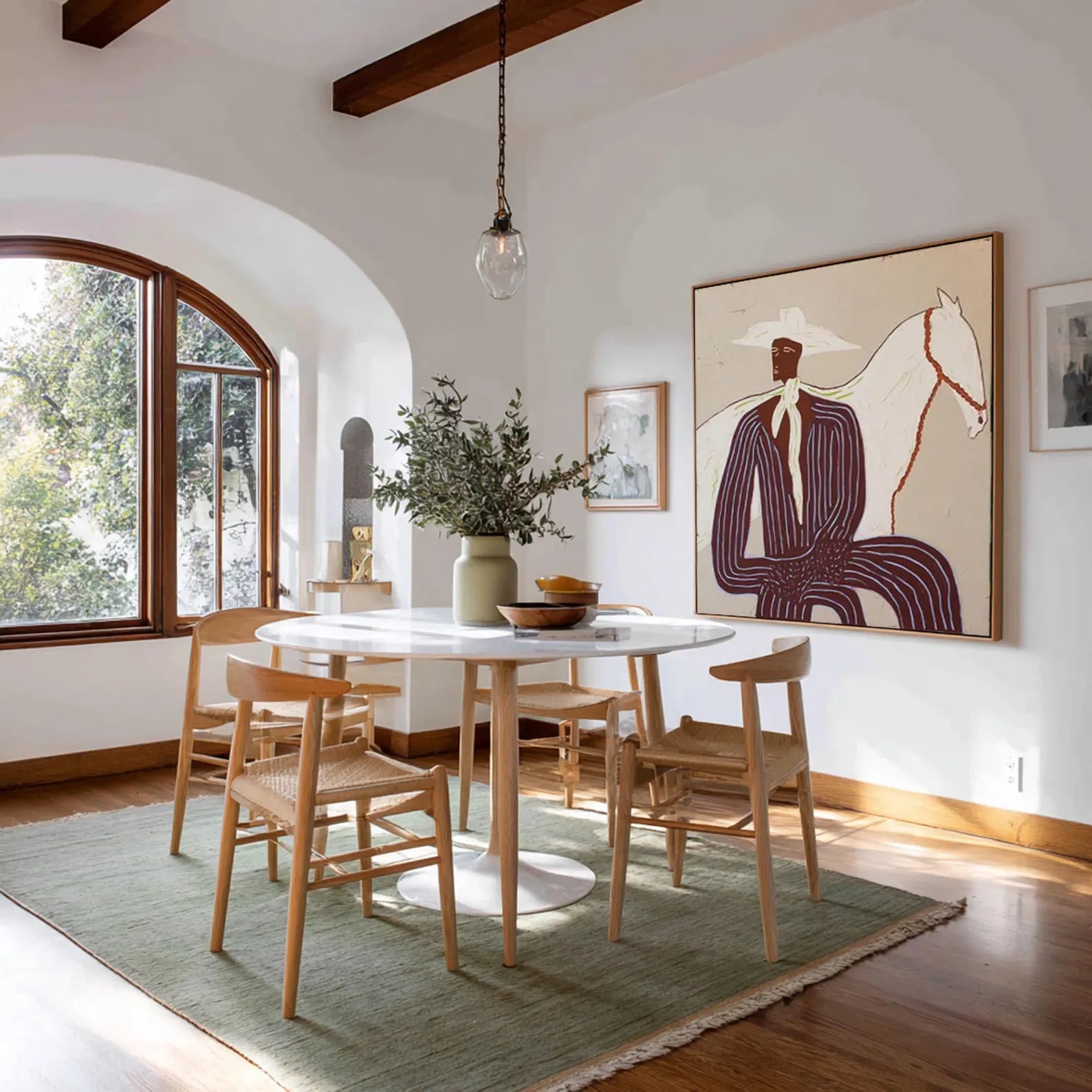 Stylish Equestrian Portrait | White Steed