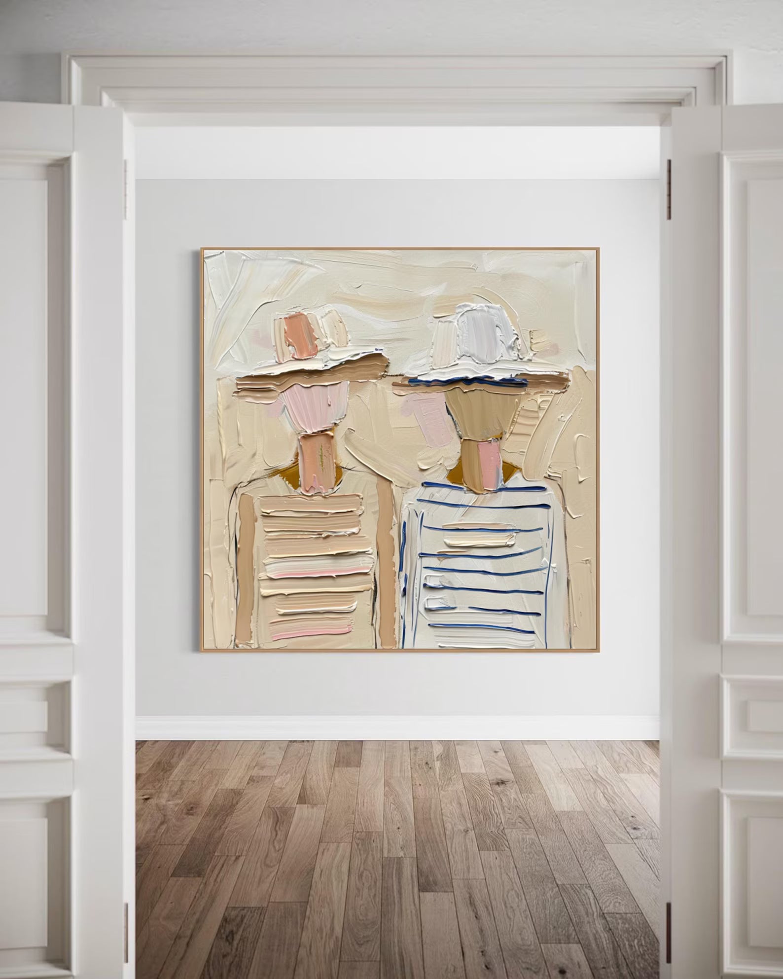 Textured Coastal Companions | Striped Silhouettes