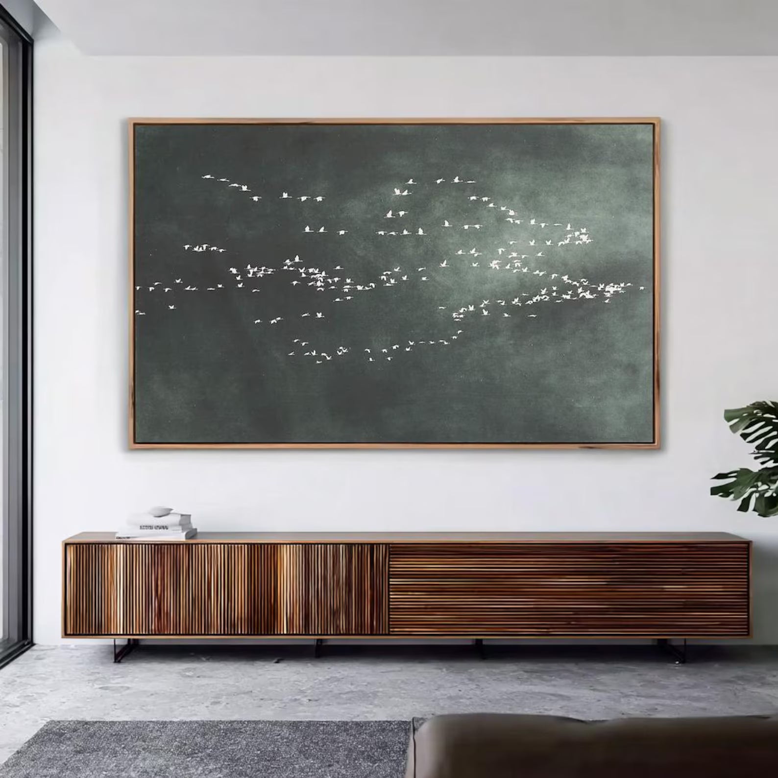 Textured Avian Horizon | Dark Tones