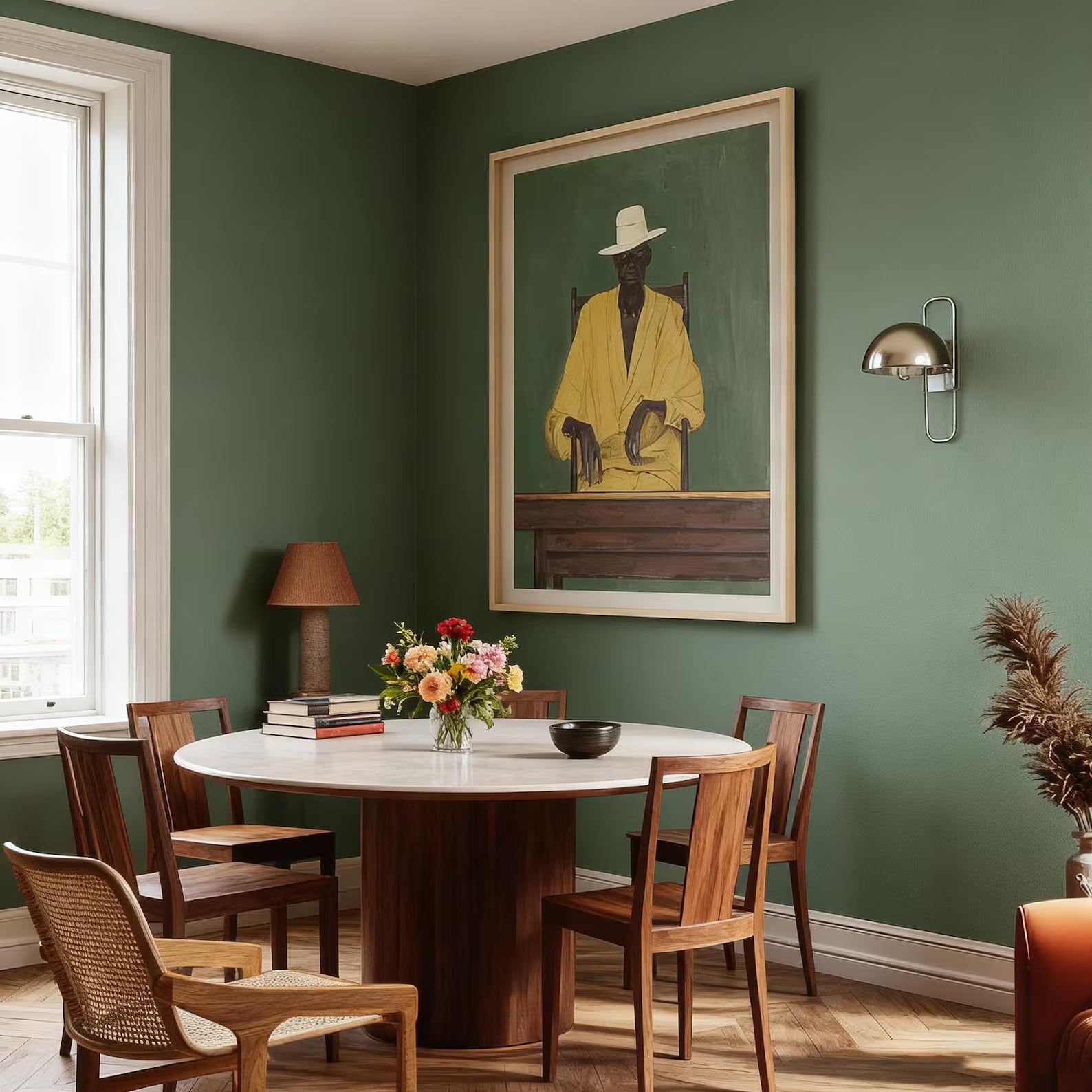 Stylized Figure Elegance | Yellow Attire