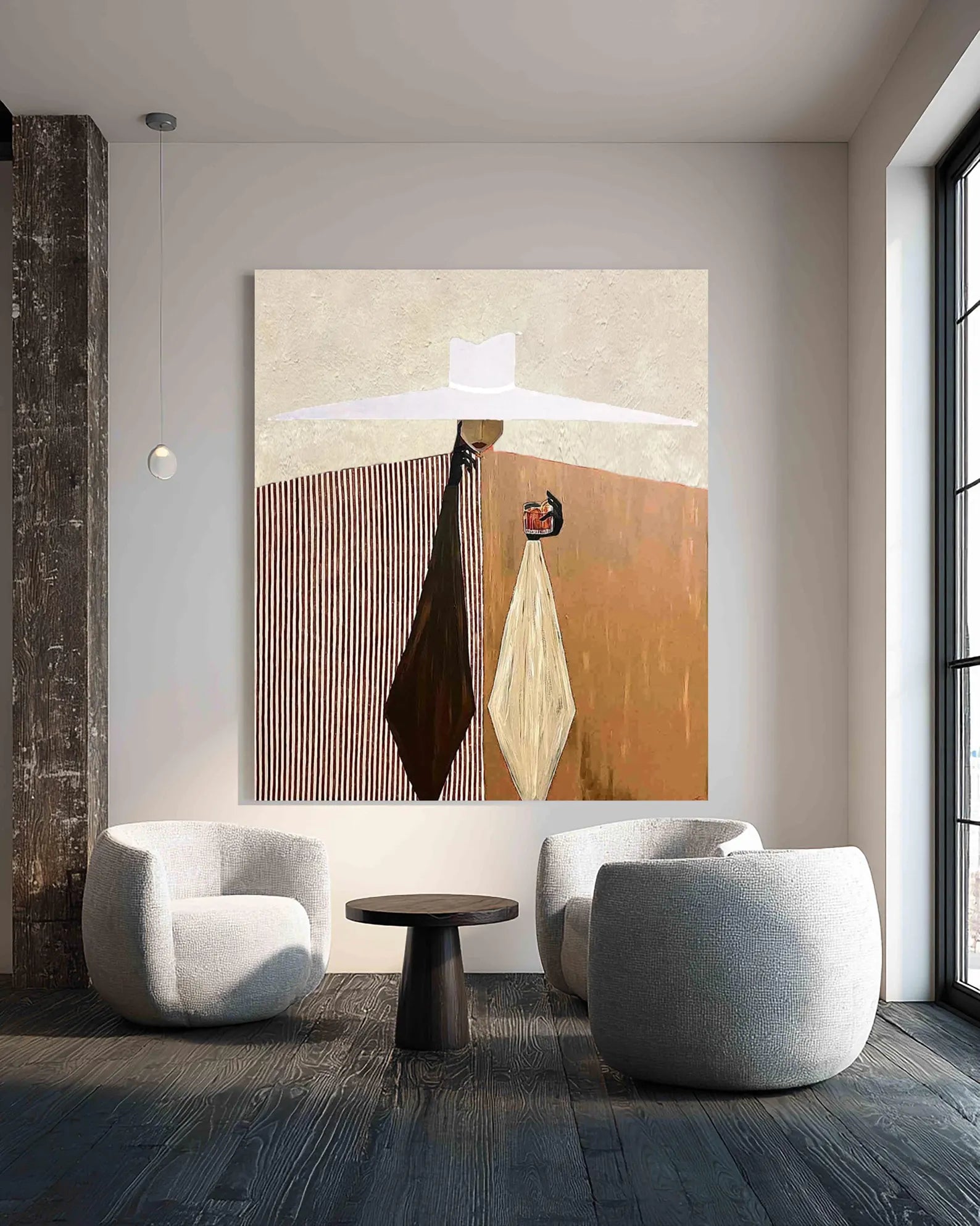 Geometric Figure Elegance | Hat Tie