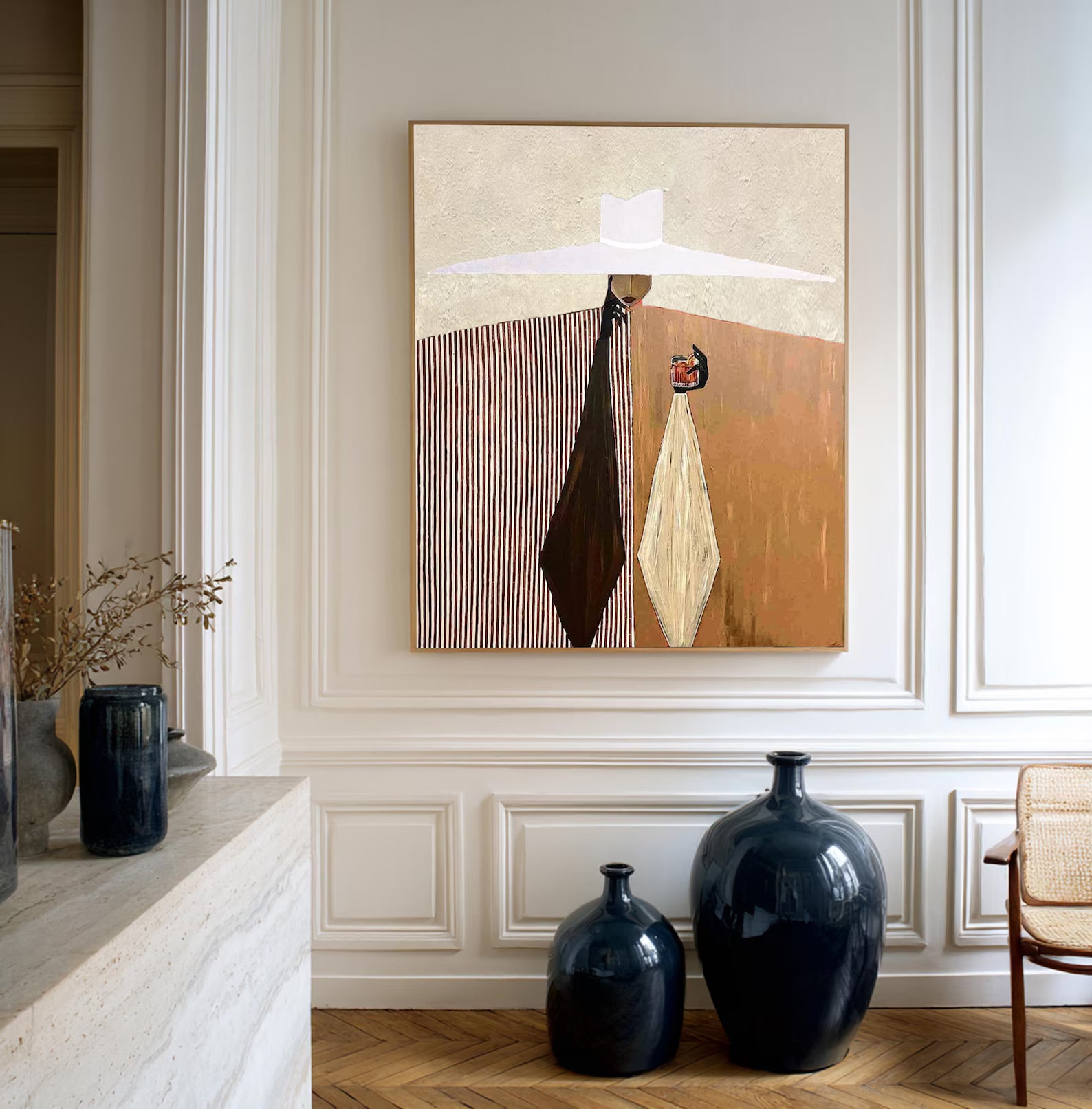 Geometric Figure Elegance | Hat Tie