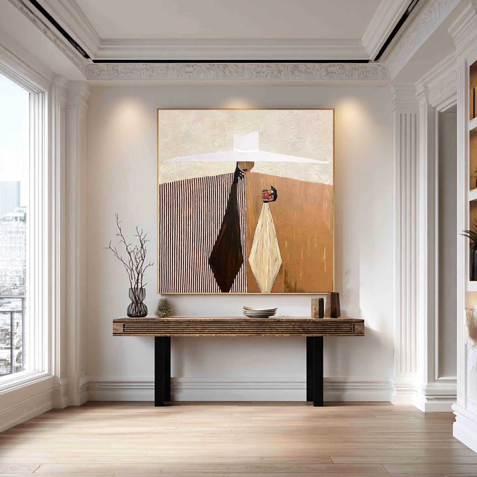 Geometric Figure Elegance | Hat Tie