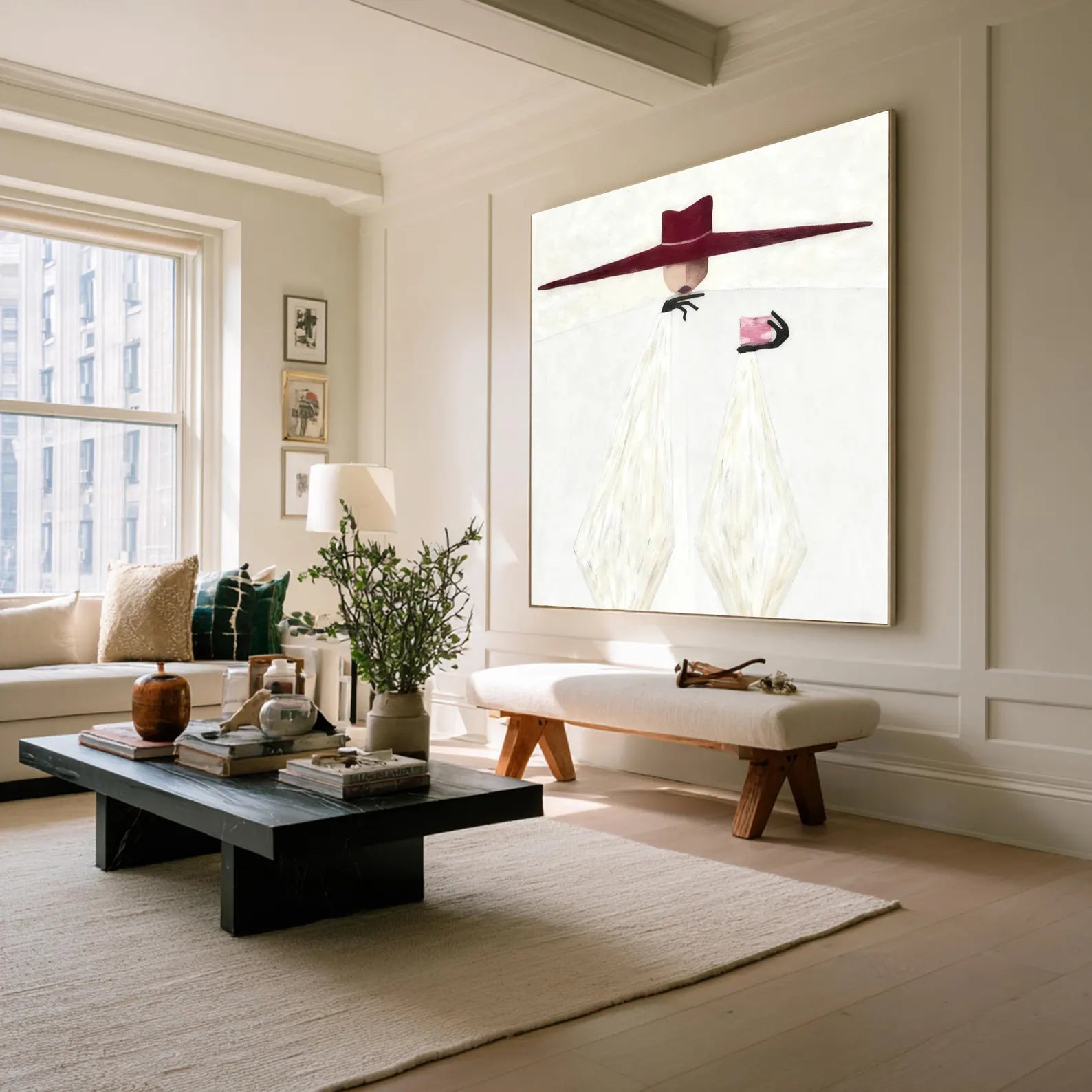 Chic Hat Glamour | Red White