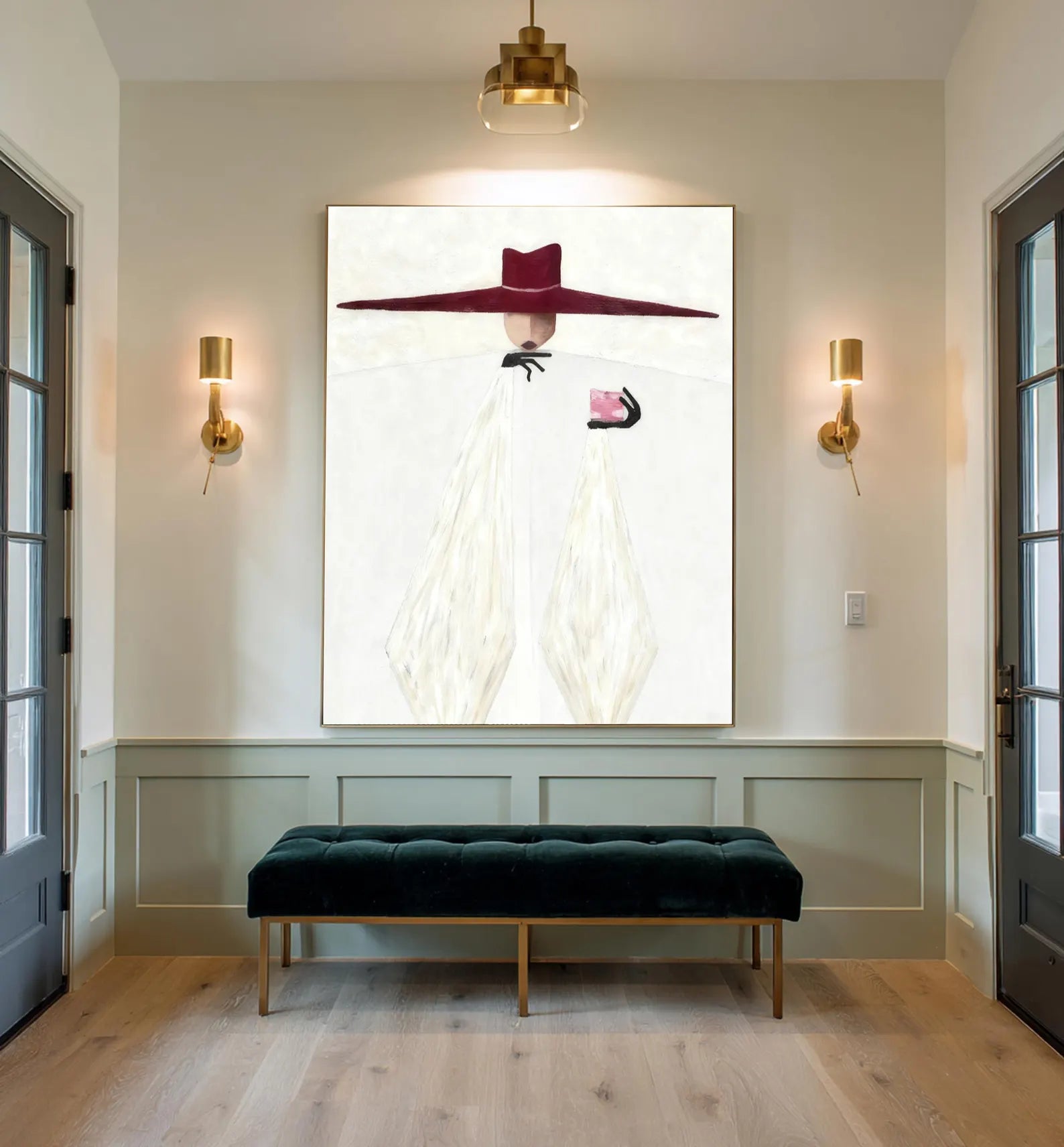 Chic Hat Glamour | Red White