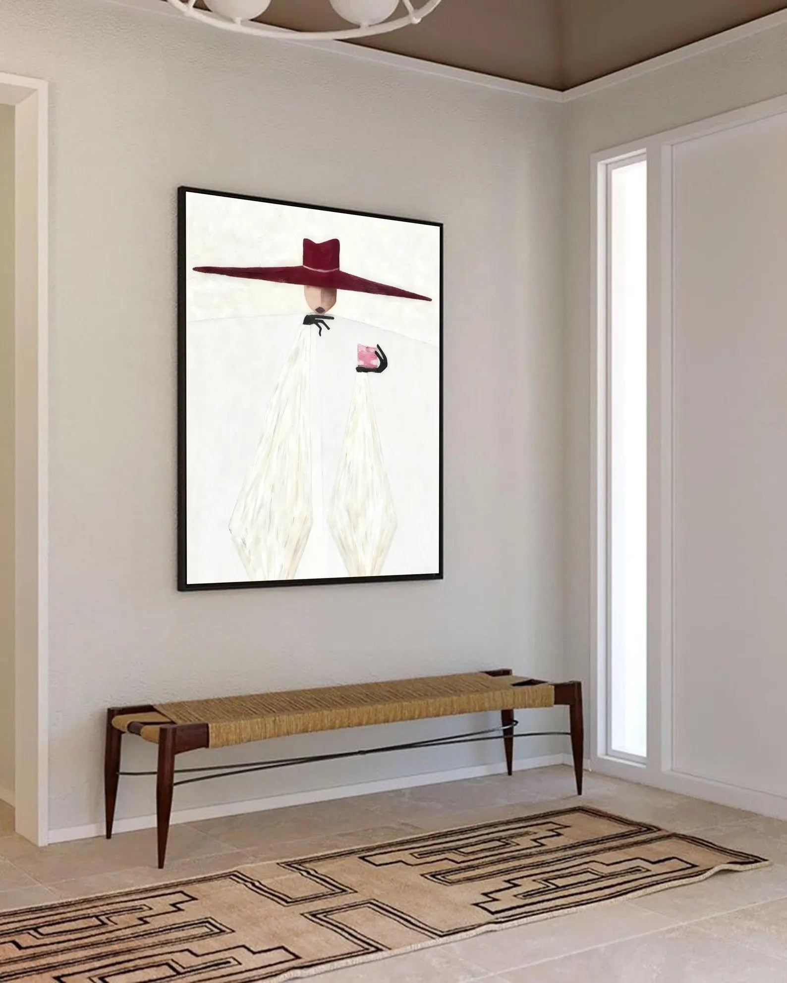 Chic Hat Glamour | Red White