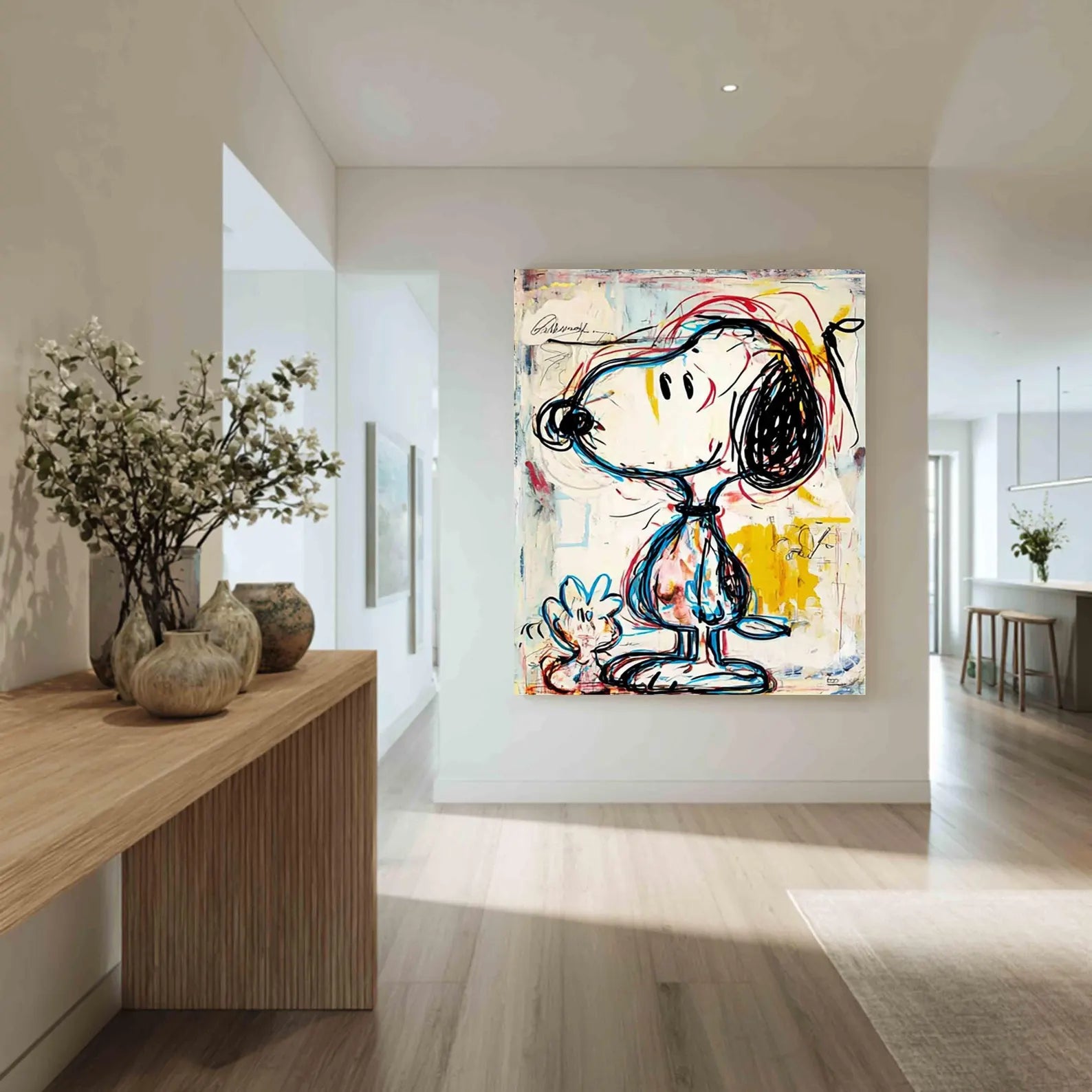 Textured Whimsical Graffiti | Snoopy Pal