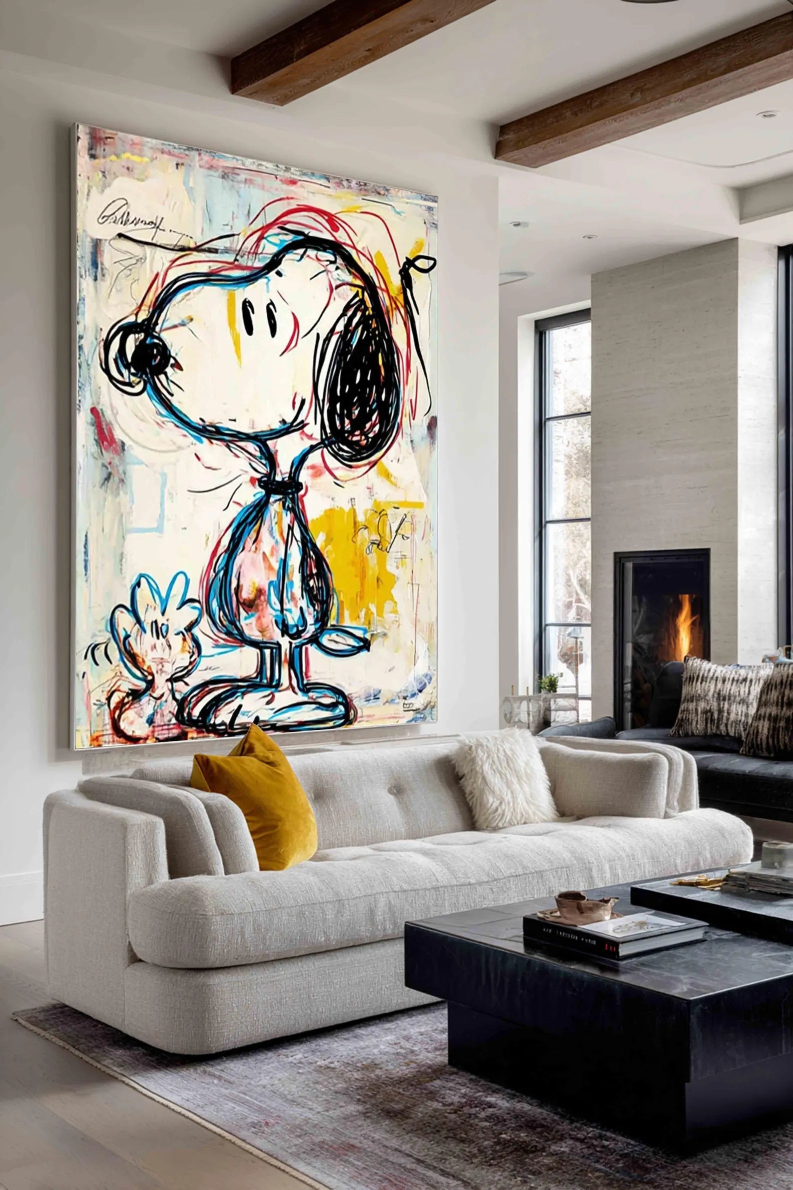 Textured Whimsical Graffiti | Snoopy Pal