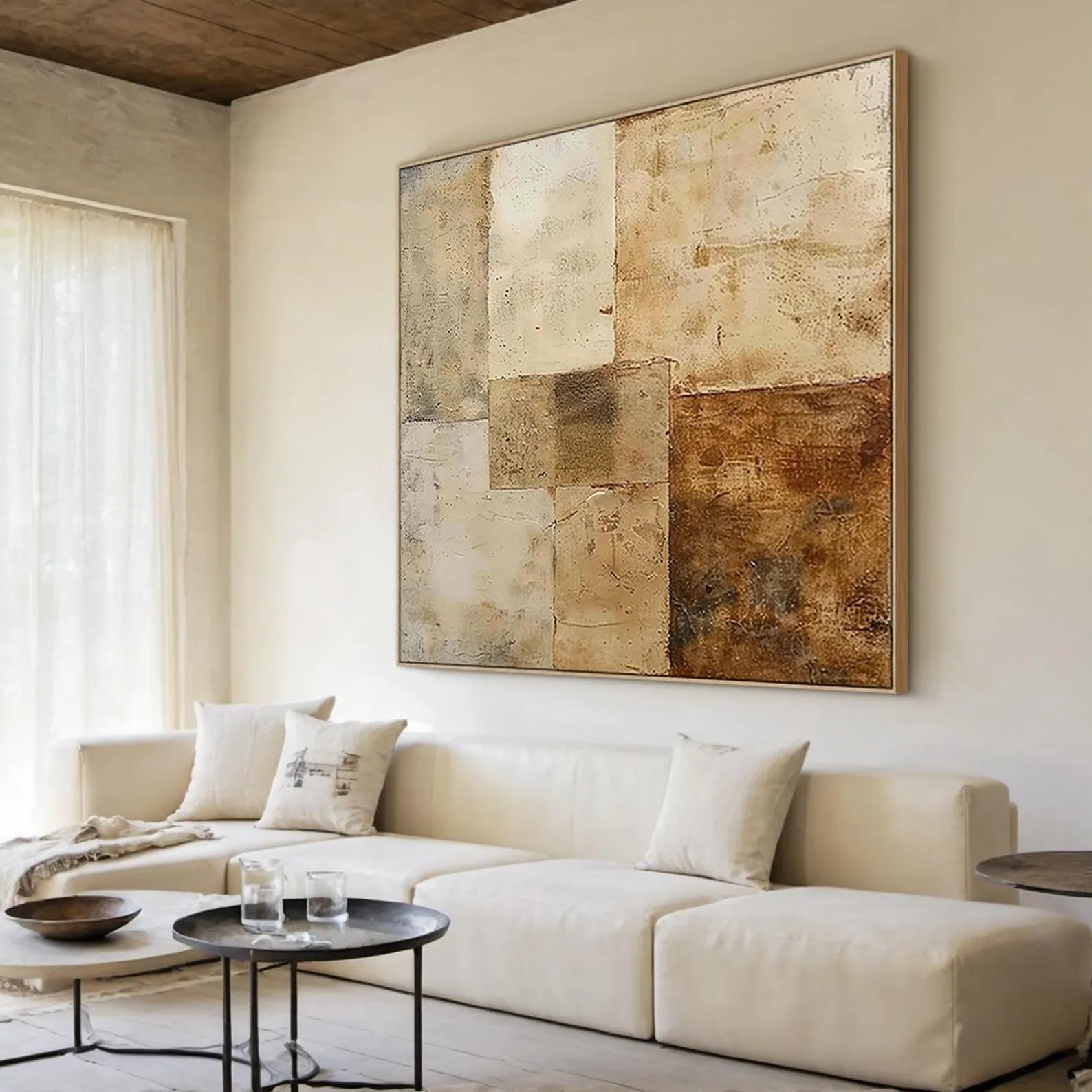 Textured Geometric Neutrality | Earthy Tones