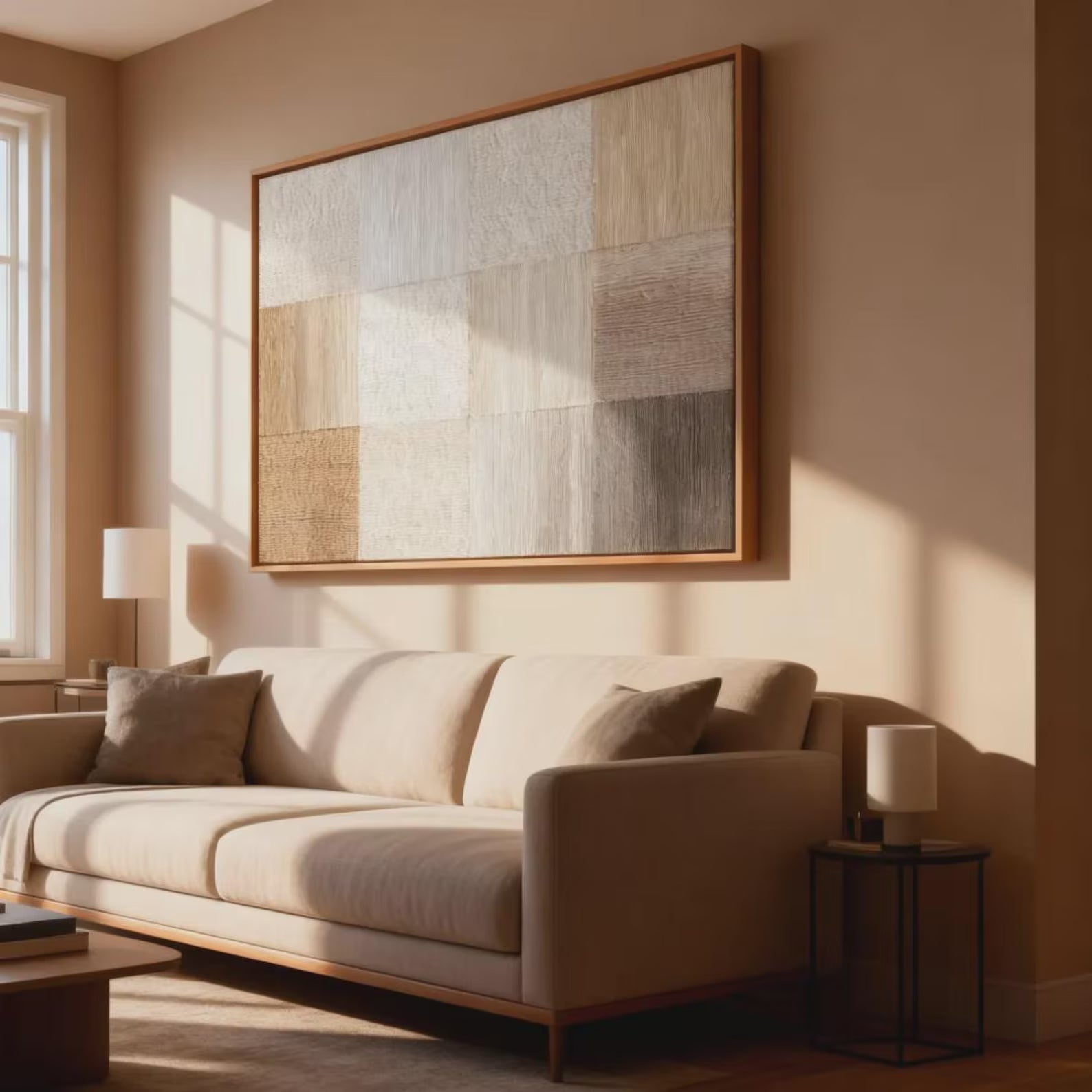 Textured Neutral Panels | Earthy Tones