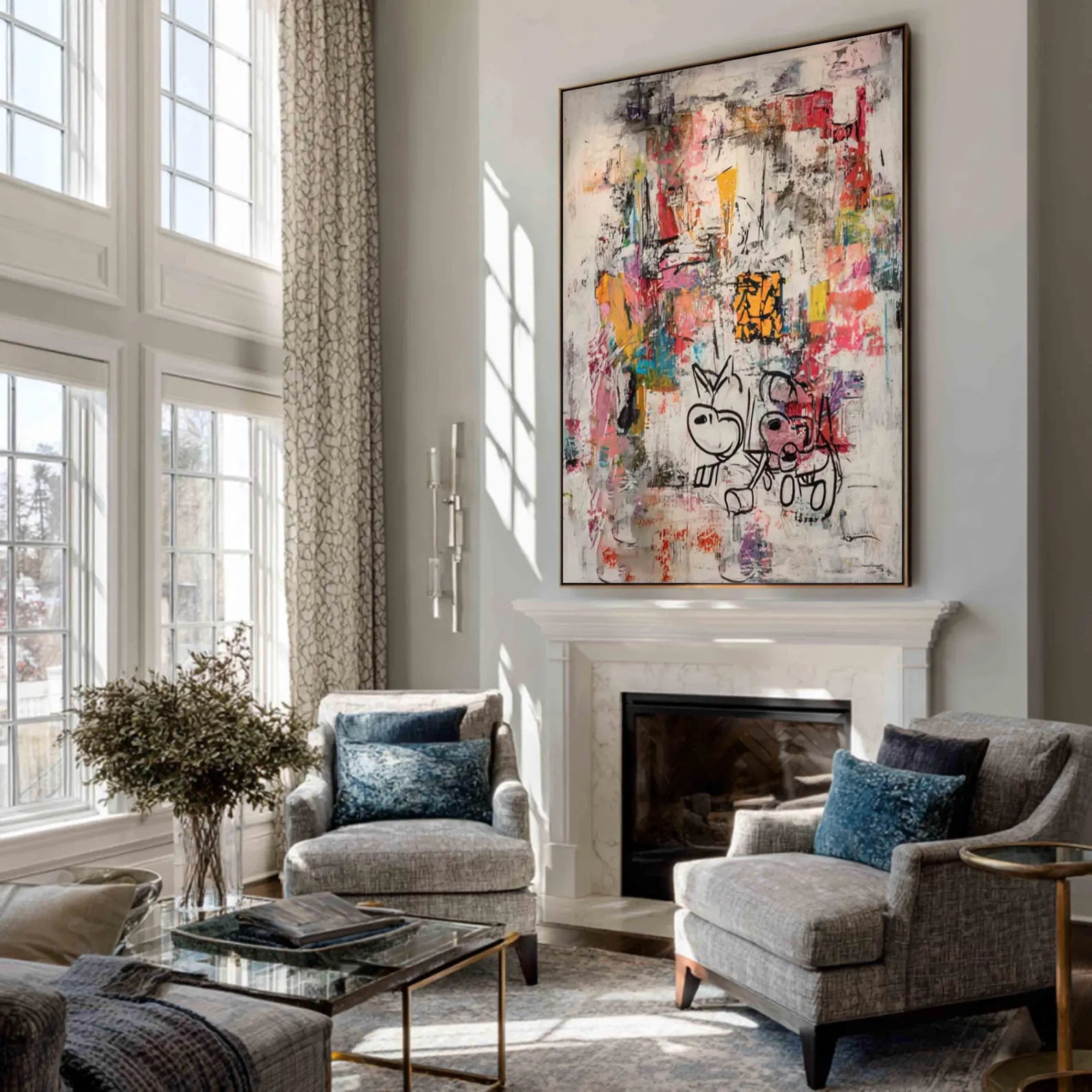 Textured Cartoon Vibrancy | Playful Figures