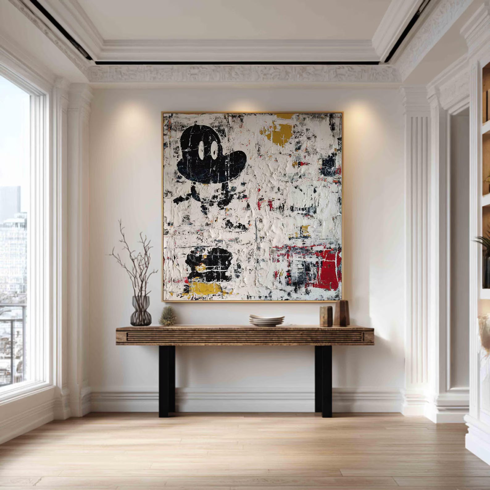 Textured Mickey Whimsy | Distressed Silhouettes