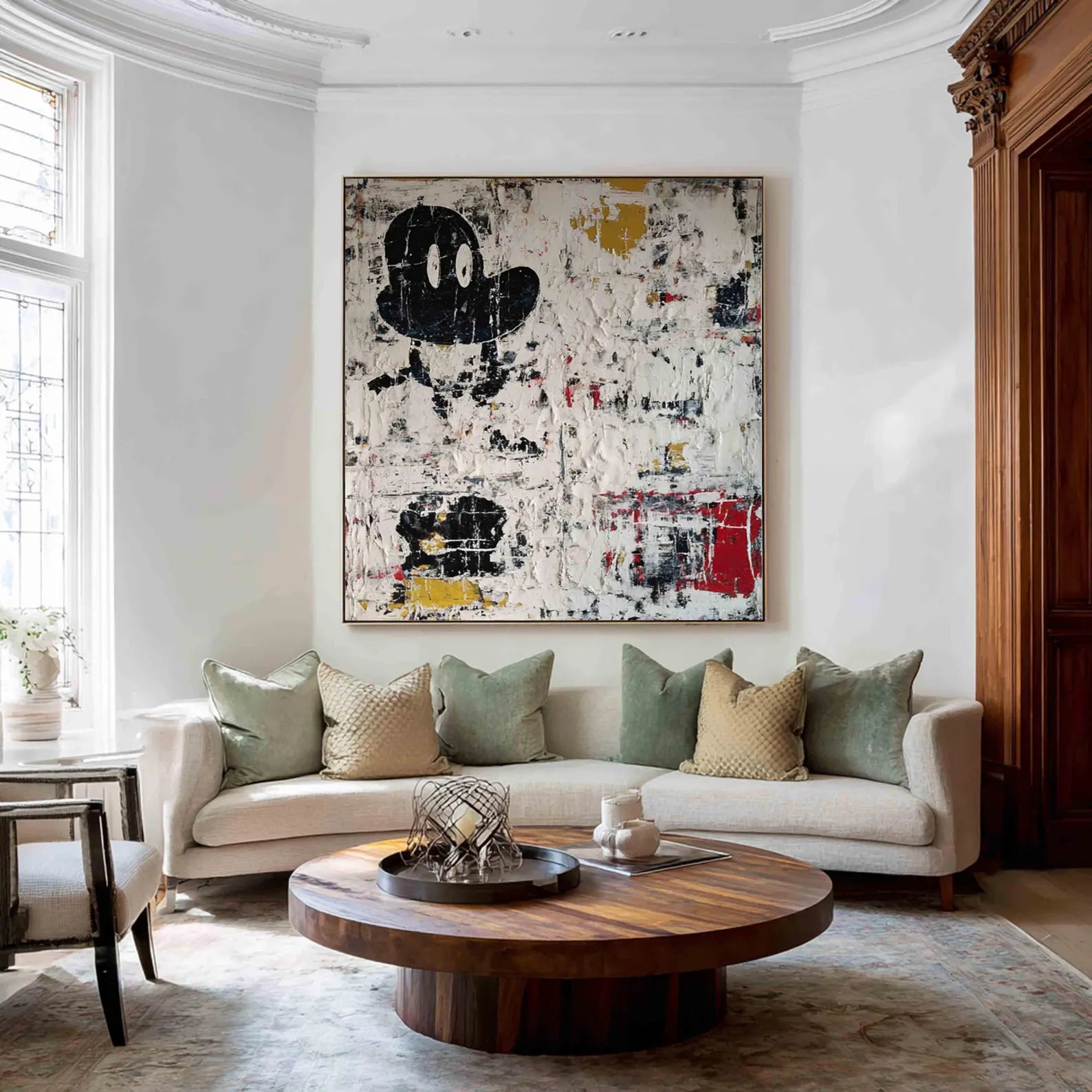 Textured Mickey Whimsy | Distressed Silhouettes