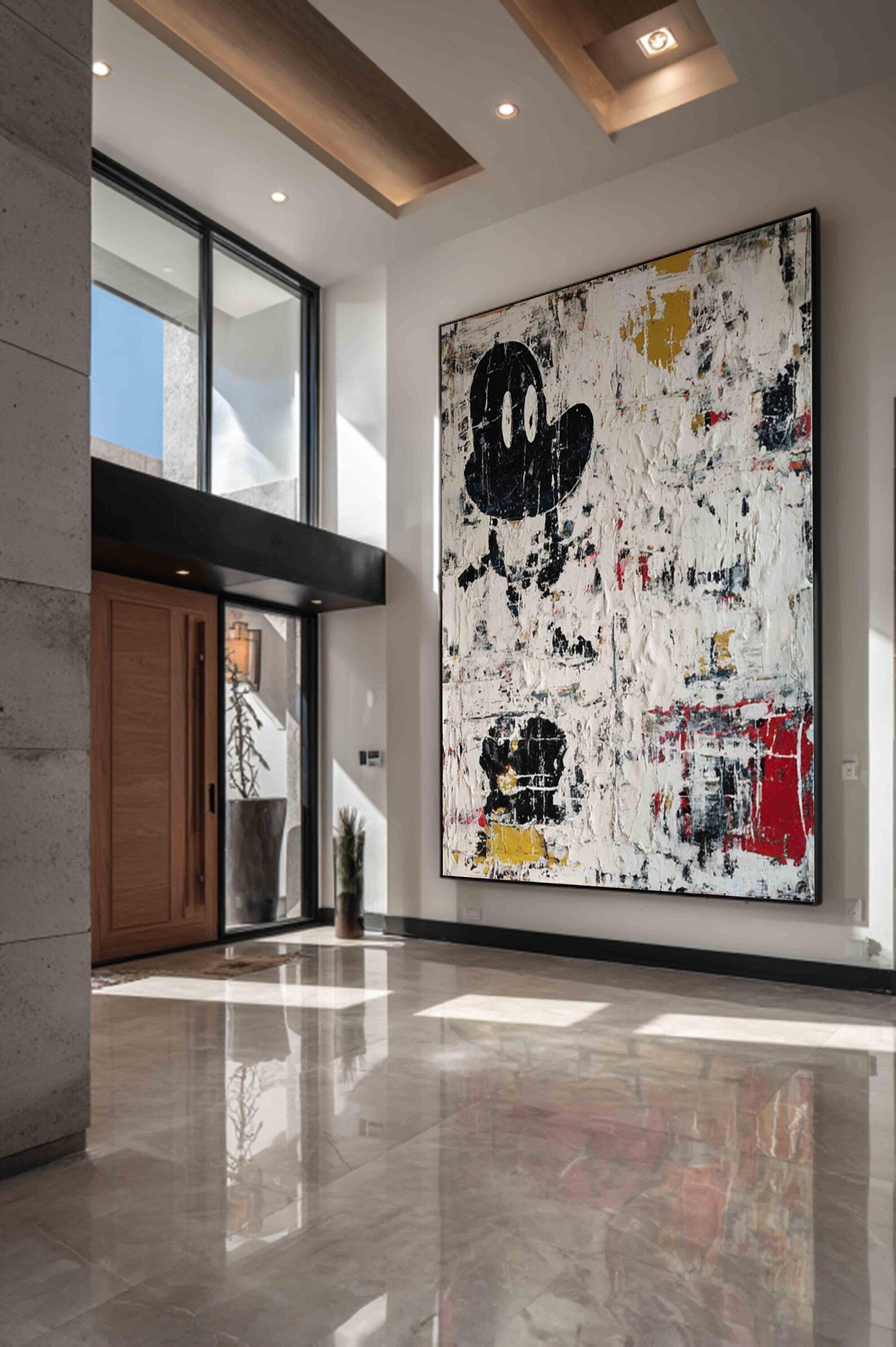 Textured Mickey Whimsy | Distressed Silhouettes