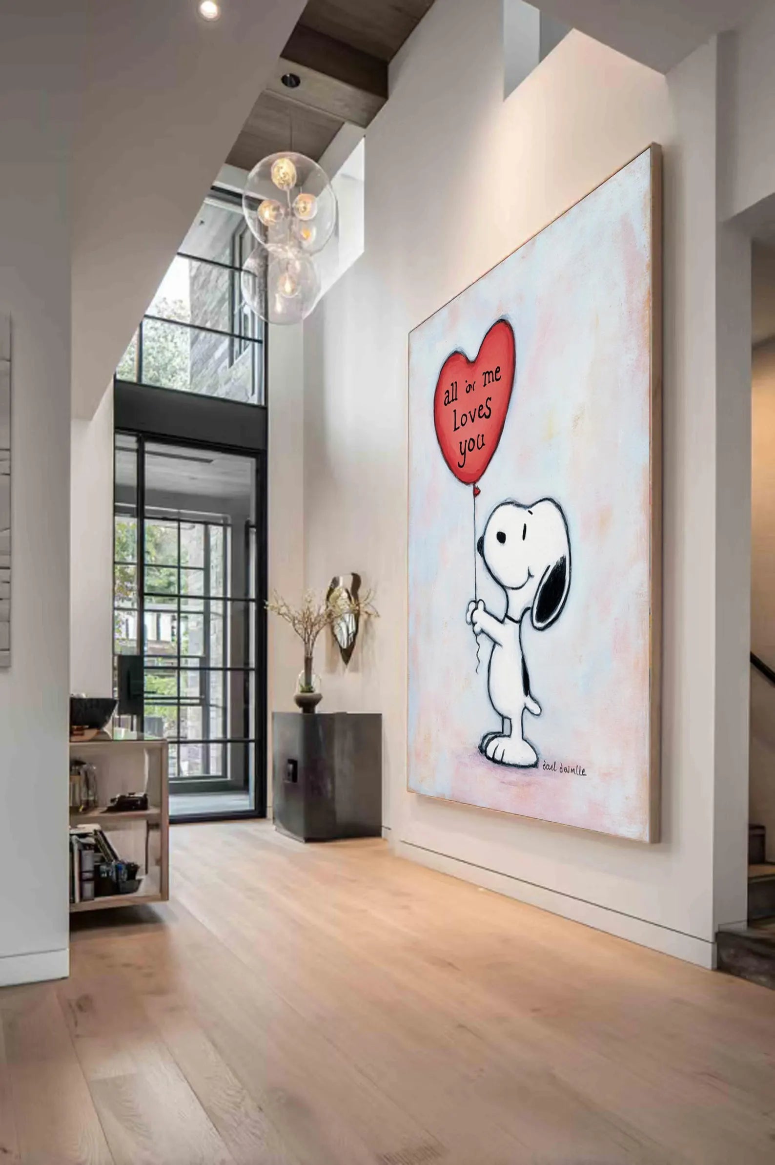 Textured Romantic Balloon | Snoopy Love