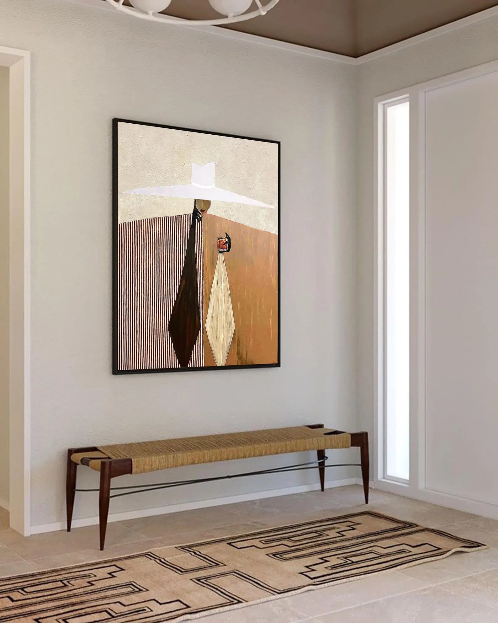 Geometric Figure Elegance | Hat Tie