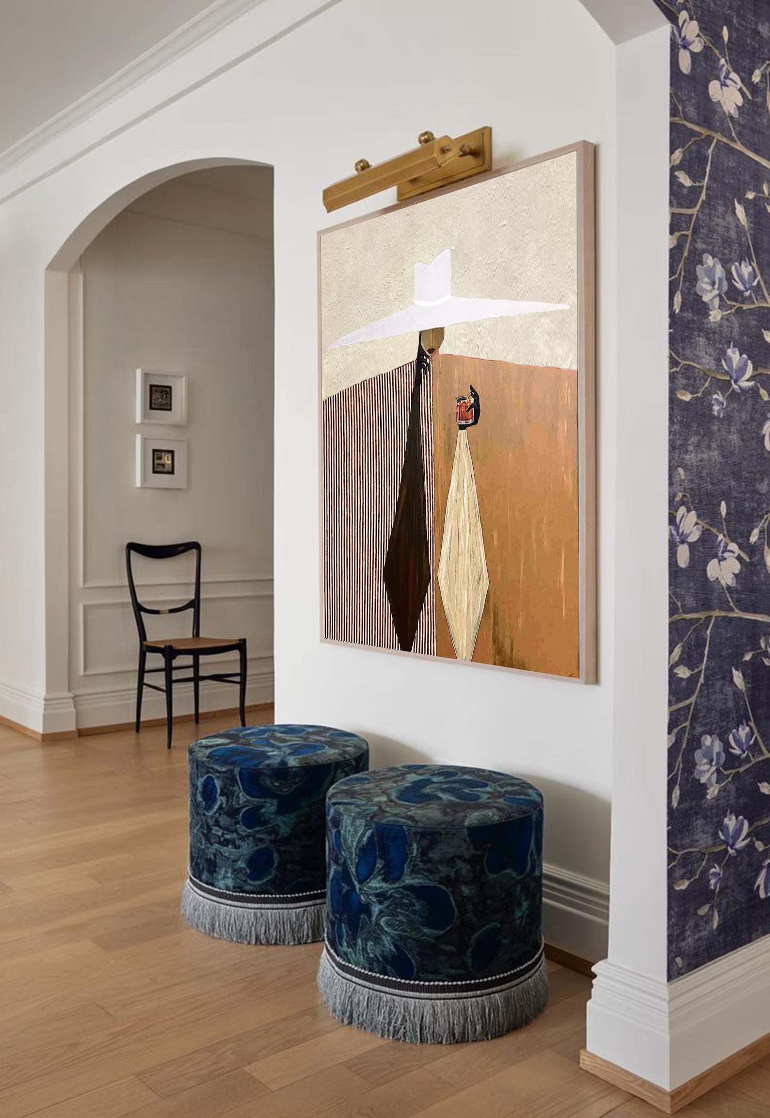 Geometric Figure Elegance | Hat Tie