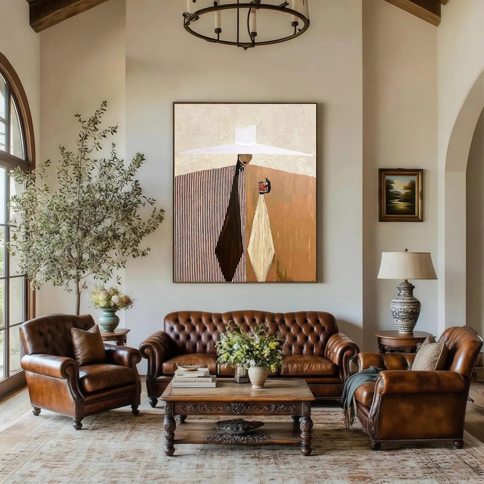 Geometric Figure Elegance | Hat Tie