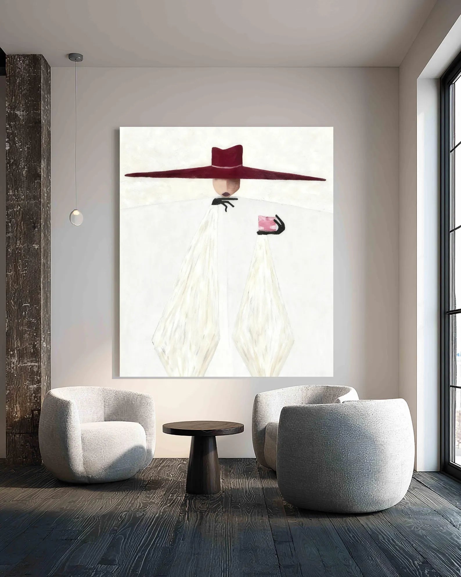 Chic Hat Glamour | Red White