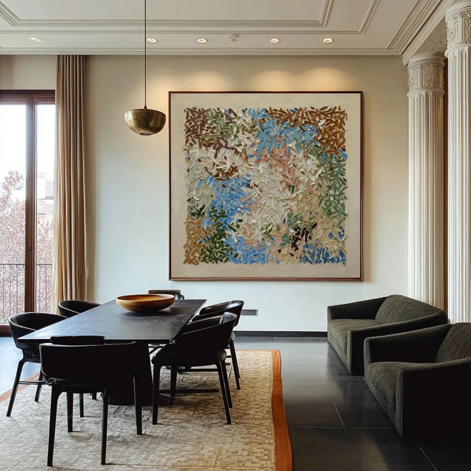 Textured Foliage Opulence | Cerulean Mosaics