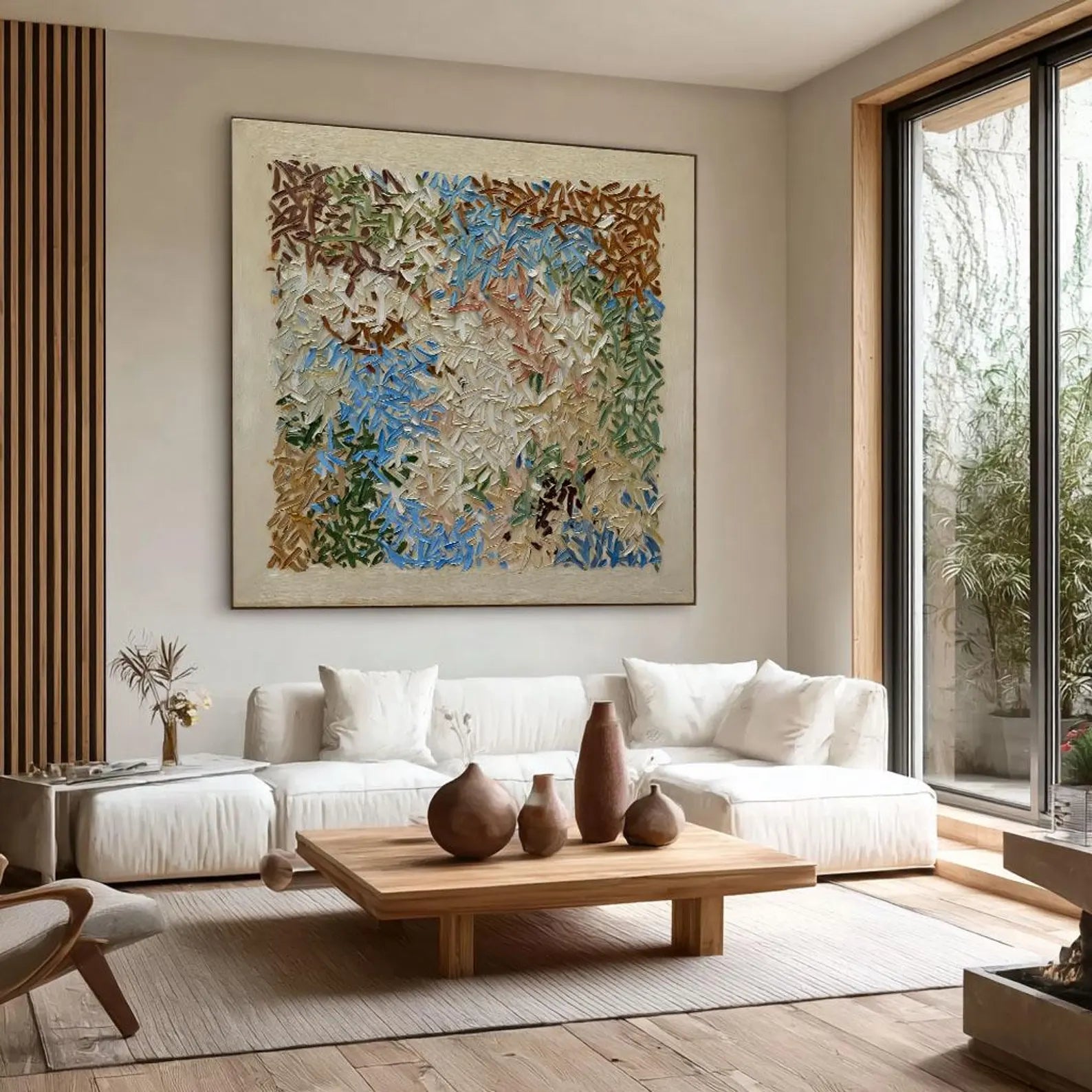 Textured Foliage Opulence | Cerulean Mosaics